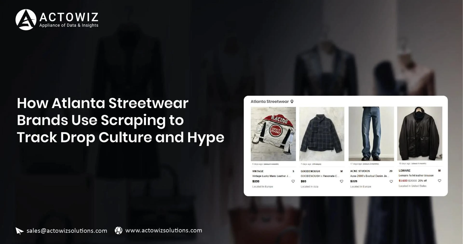 How Atlanta Streetwear Brands Use Scraping to Track Drop Culture & Hype