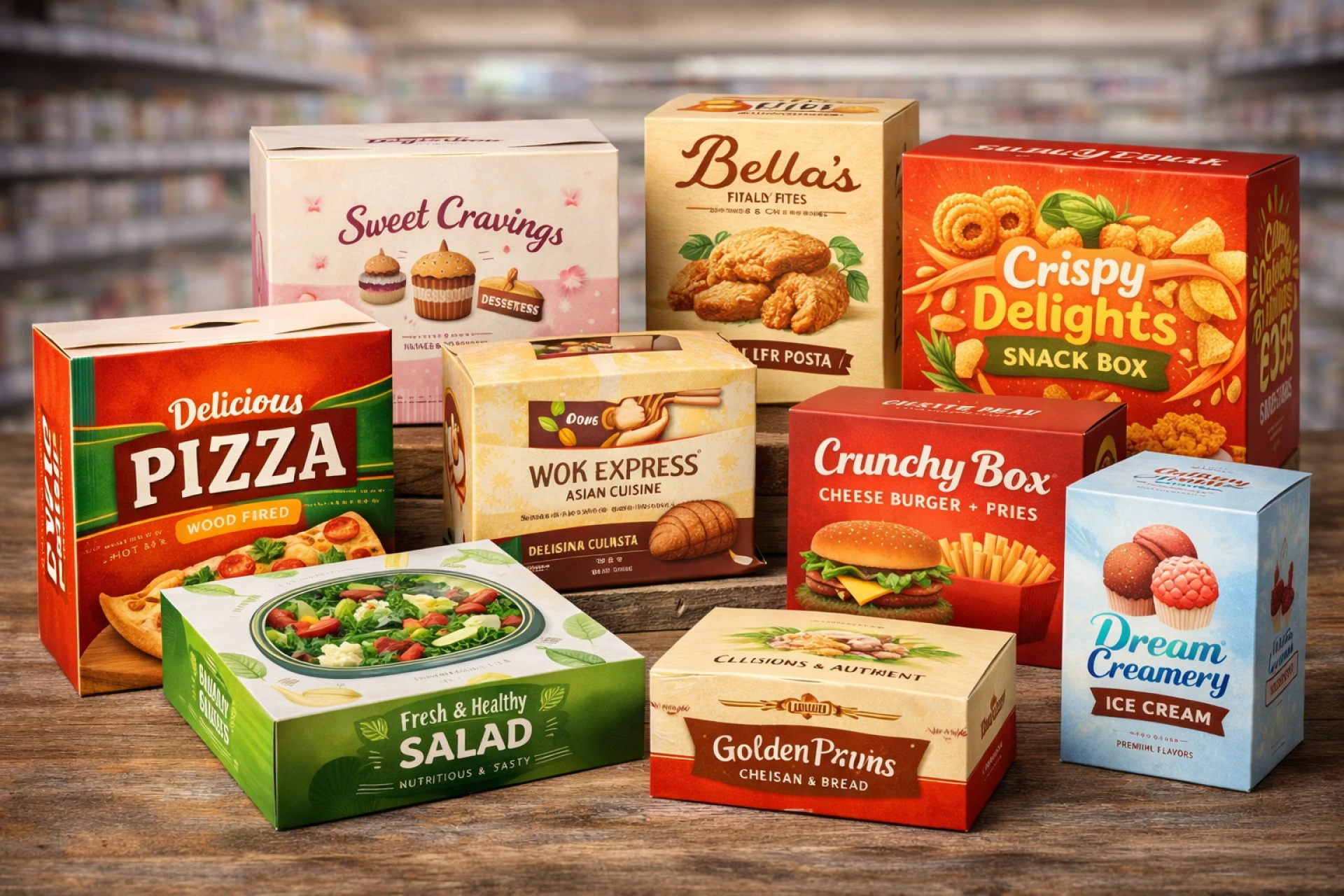 Wholesale Custom Food Boxes for Retail Brands