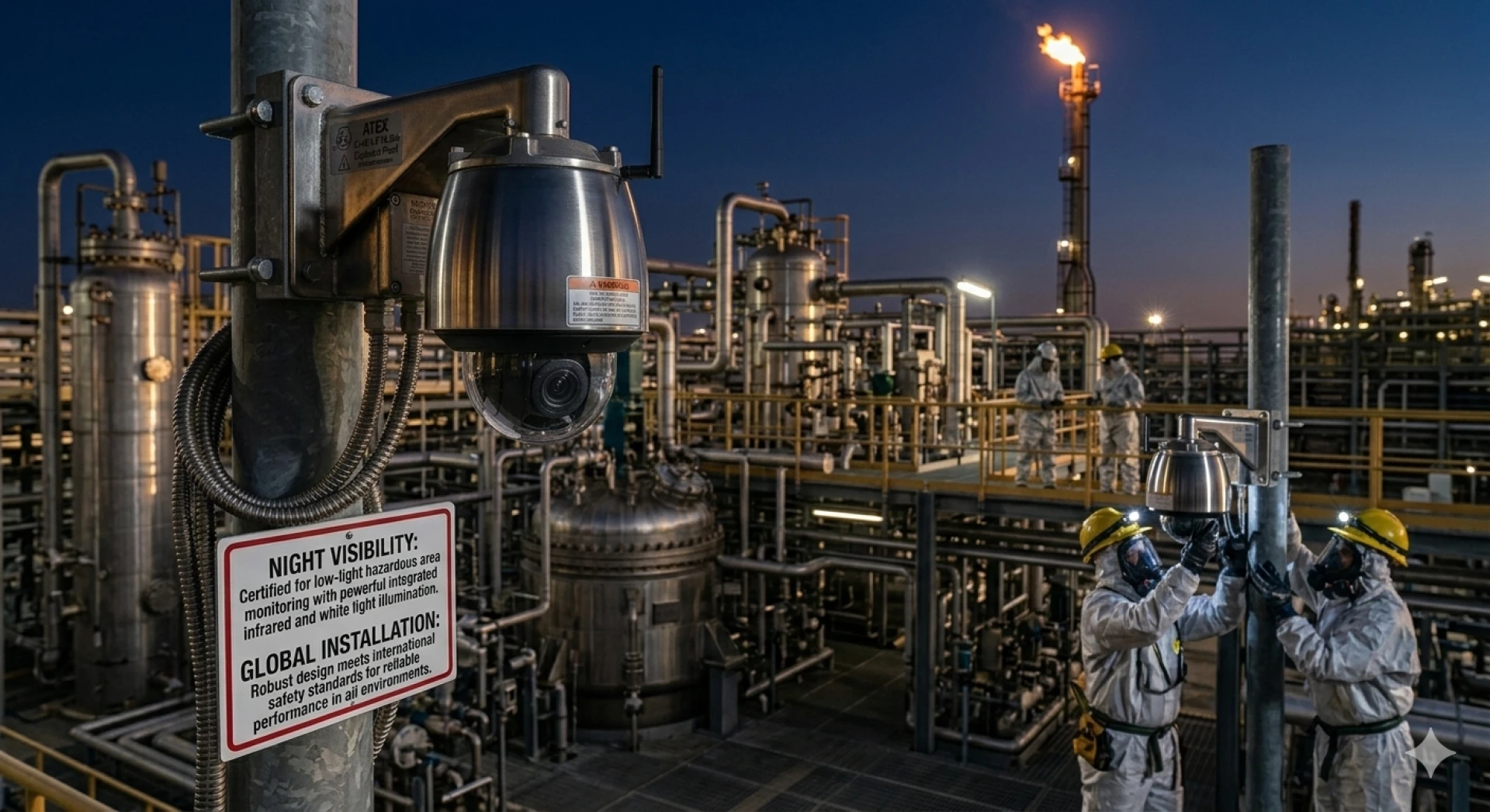 The Role of Explosion Proof PTZ Cameras in Preventing Industrial Accidents