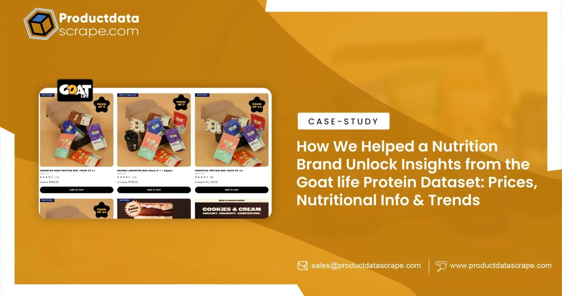 Goat life Protein Dataset: Prices, Nutritional Info & Trends