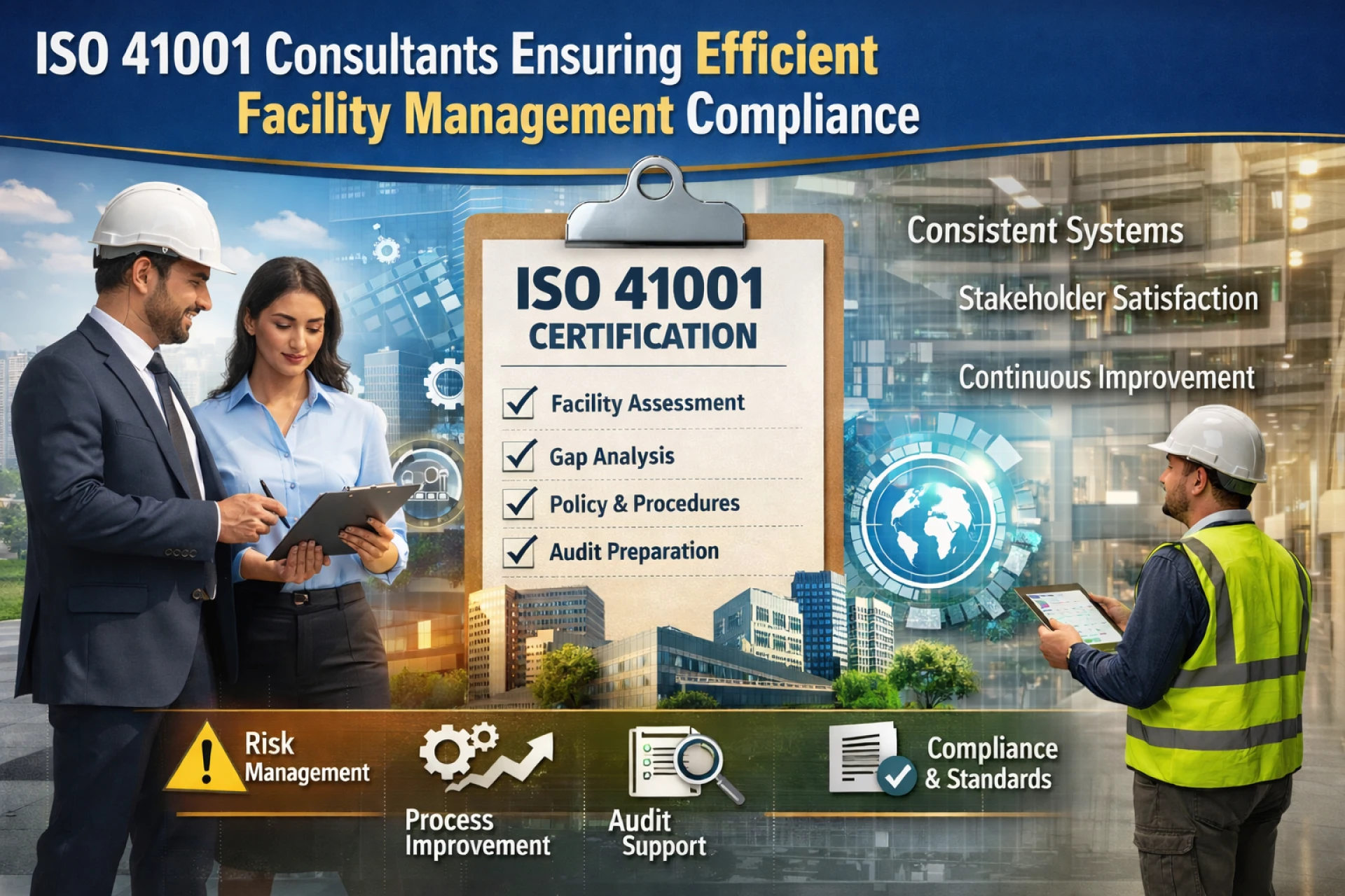 ISO 41001 Consultants Ensuring Efficient Facility Management Compliance
