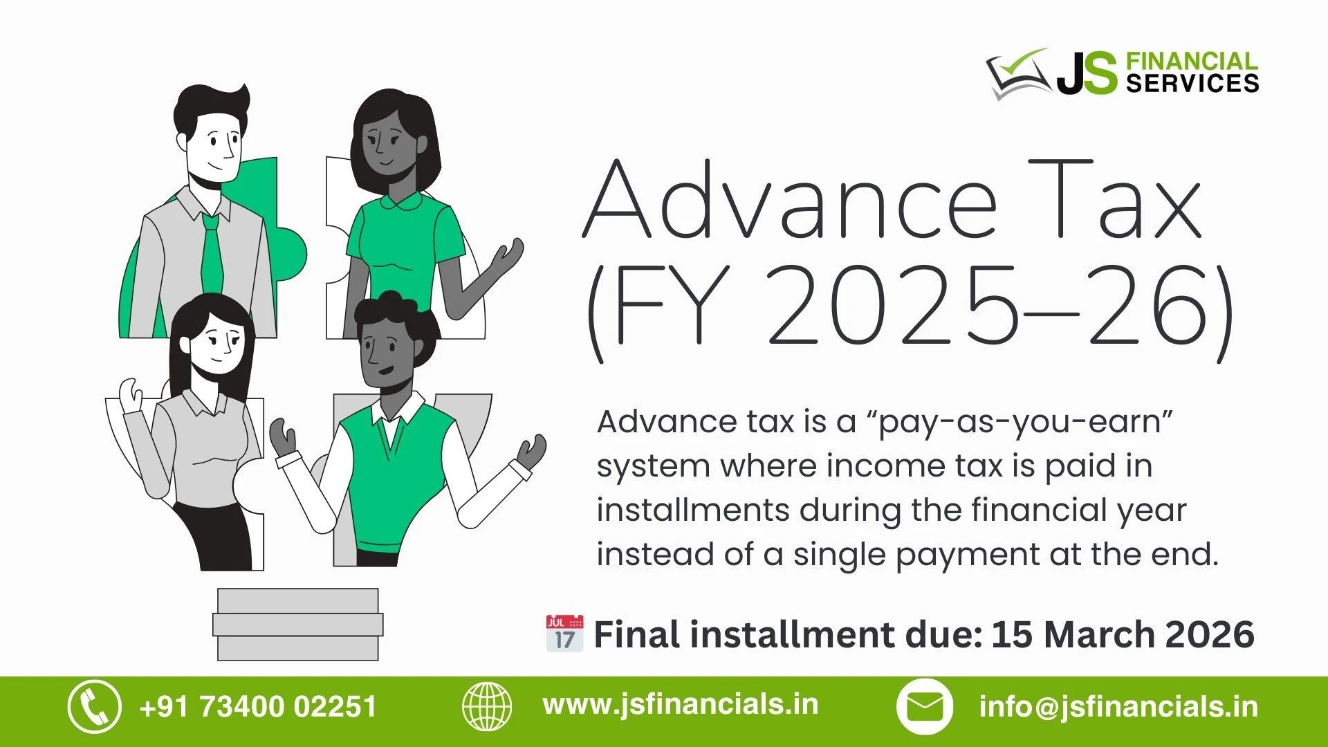 Advance Tax Filing in India: Complete Guide for FY 2025–26
