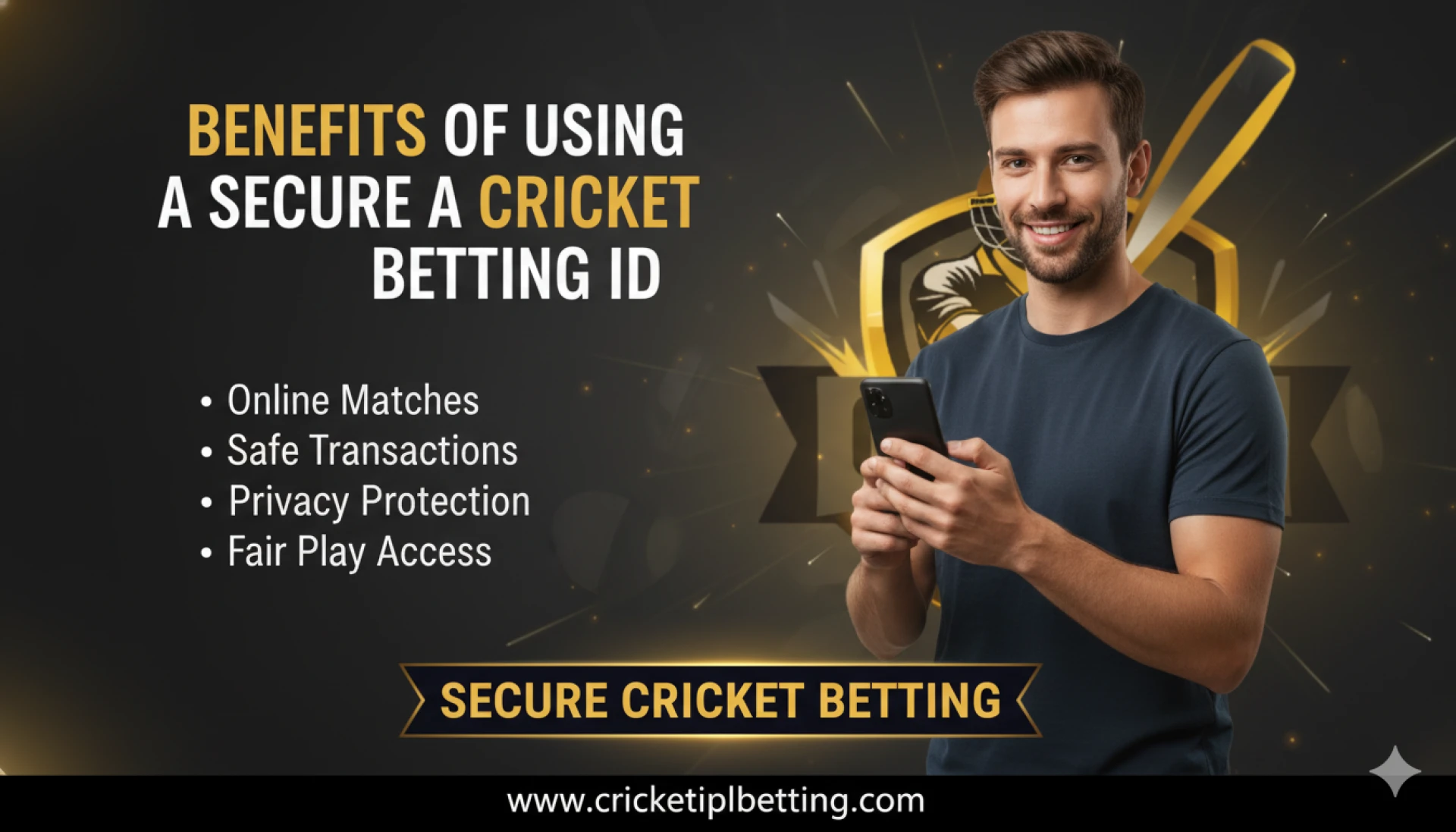 Benefits of Using a Secure Cricket Betting ID for Online Matches