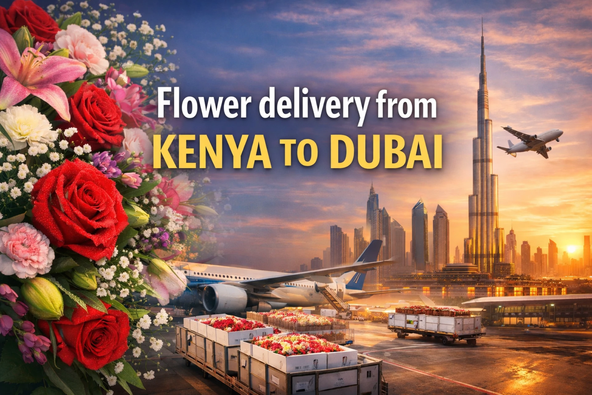 Why Flower Delivery from Kenya to Dubai Is the Secret to Premium Fresh Bouquets?