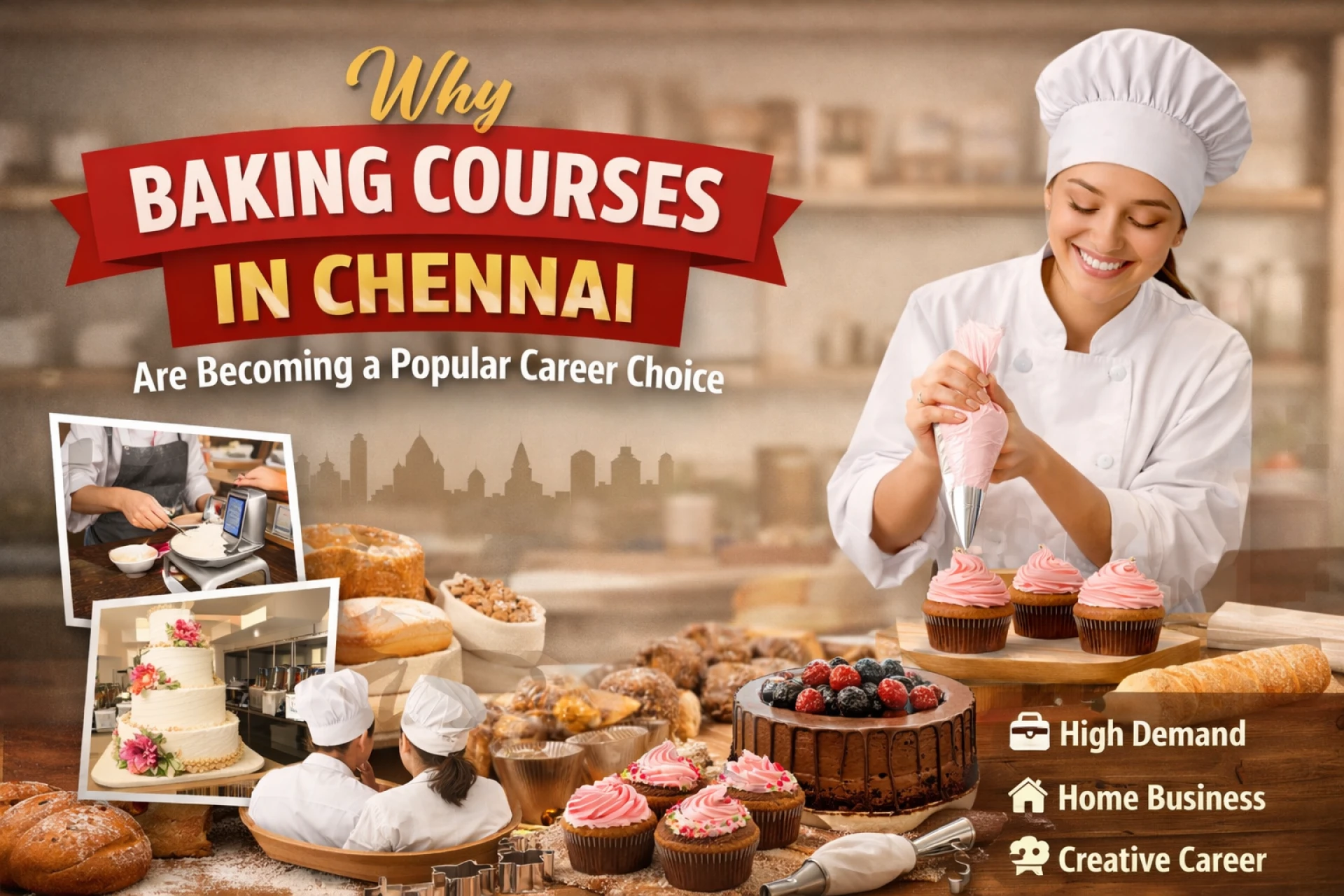 Why Baking Courses in Chennai Are Becoming a Popular Career Choice