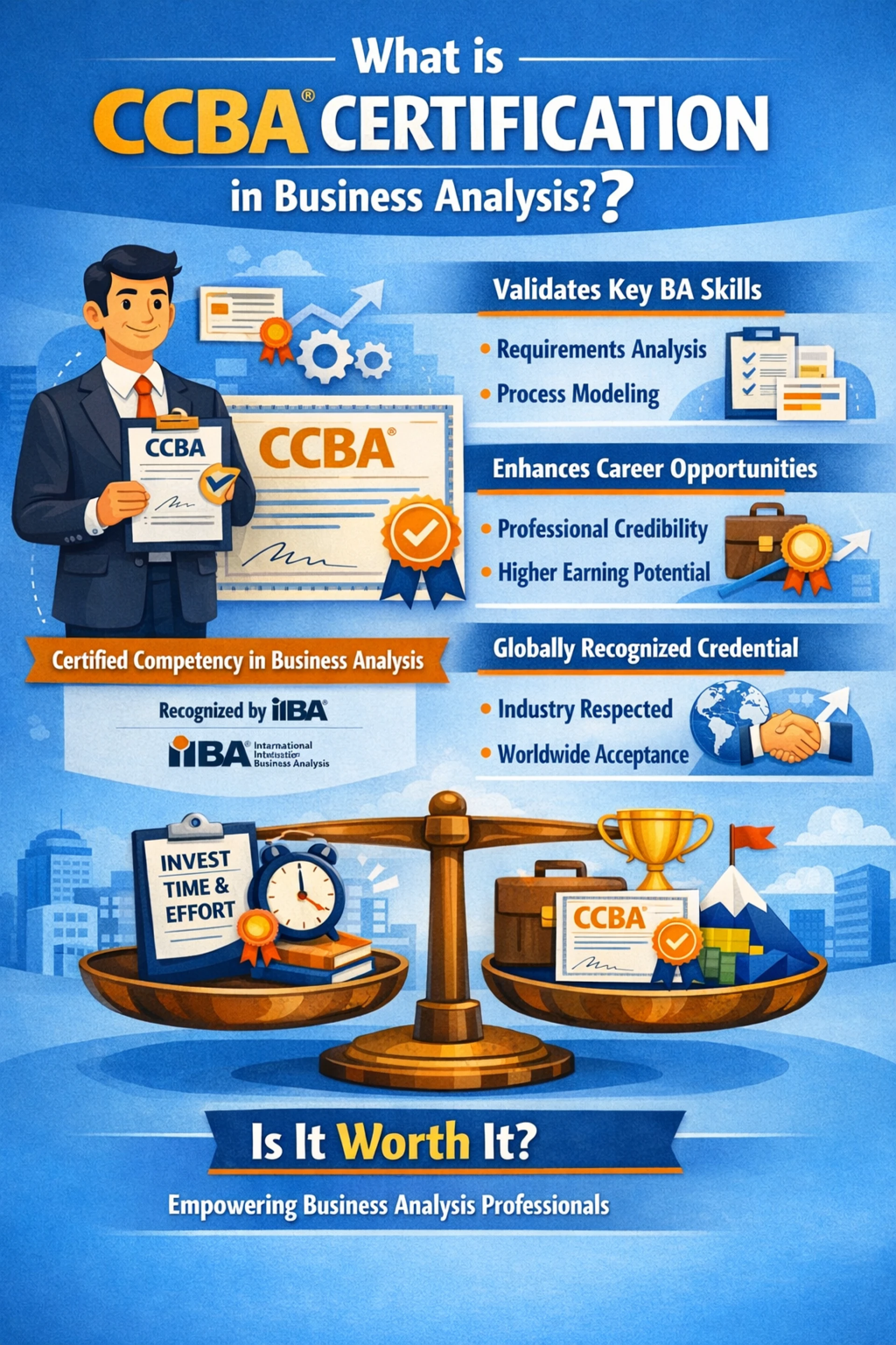 What is CCBA Certification in Business Analysis