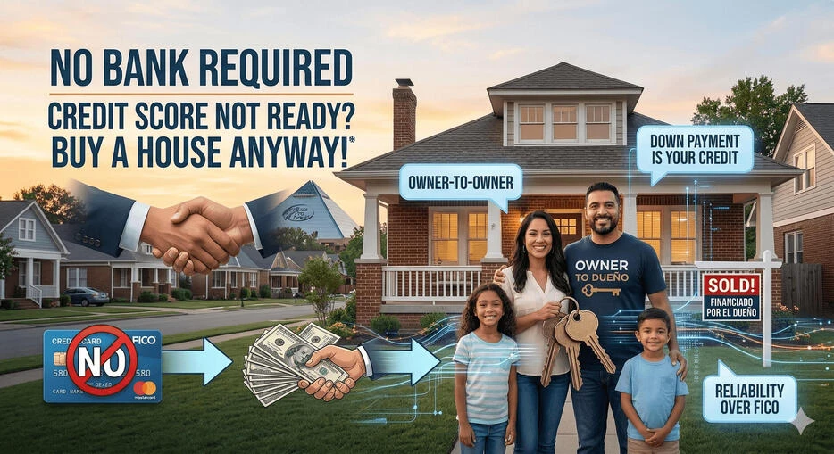 Is Your Credit Score Not Ready? How to Buy a House Anyway | Dueño A Dueño Memphis