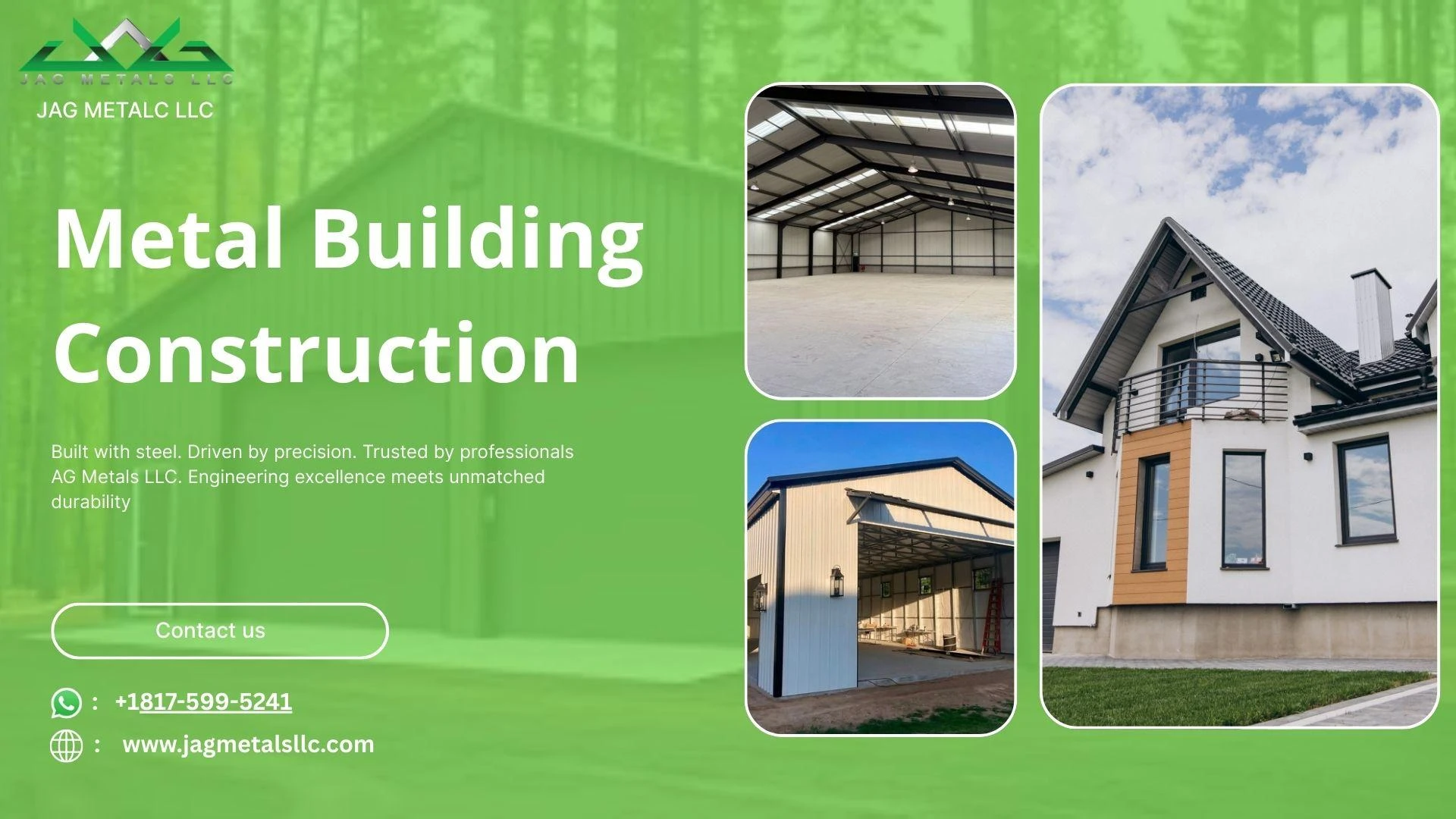 Why JAG Metals LLC Is a Reliable Supplier of Metal Building Components