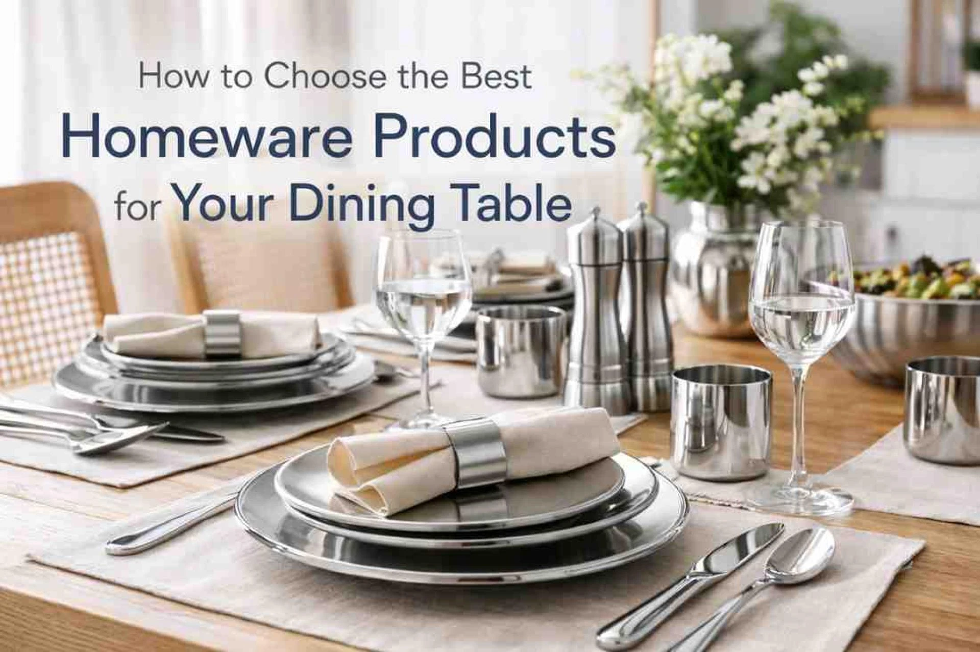 How to Choose the Best Homeware Products for Your Dining Table