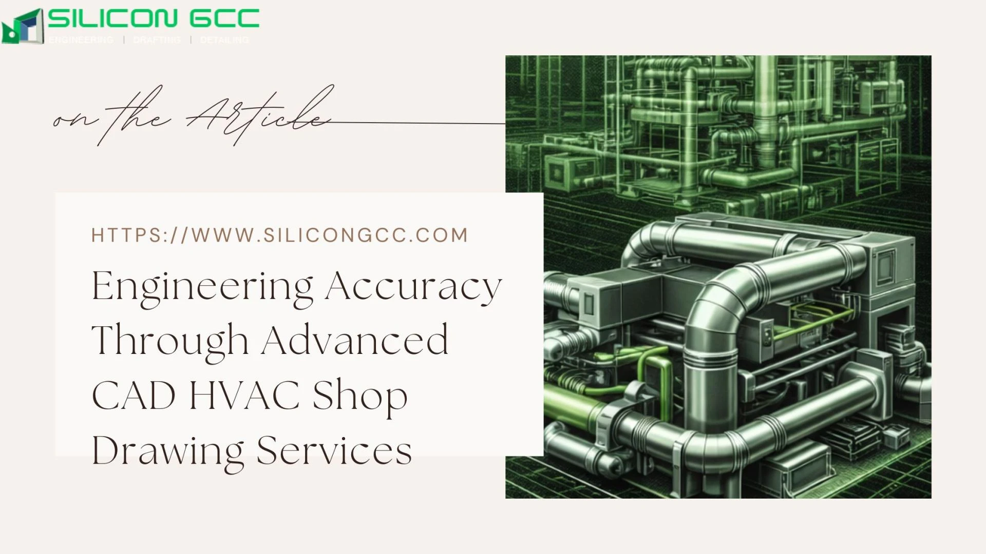 Engineering Accuracy Through Advanced CAD HVAC Shop Drawing Services