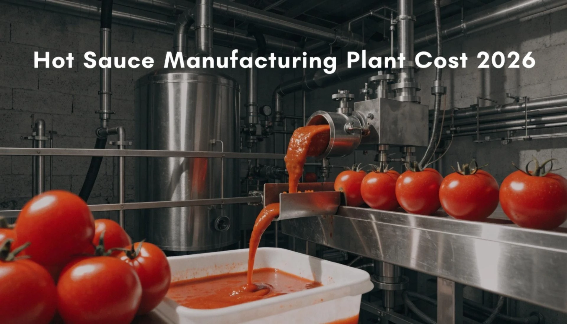 Hot Sauce Manufacturing Plant DPR & Unit Setup Cost 2026: Machinery Requirement, CapEx/OpEx & Raw Materials