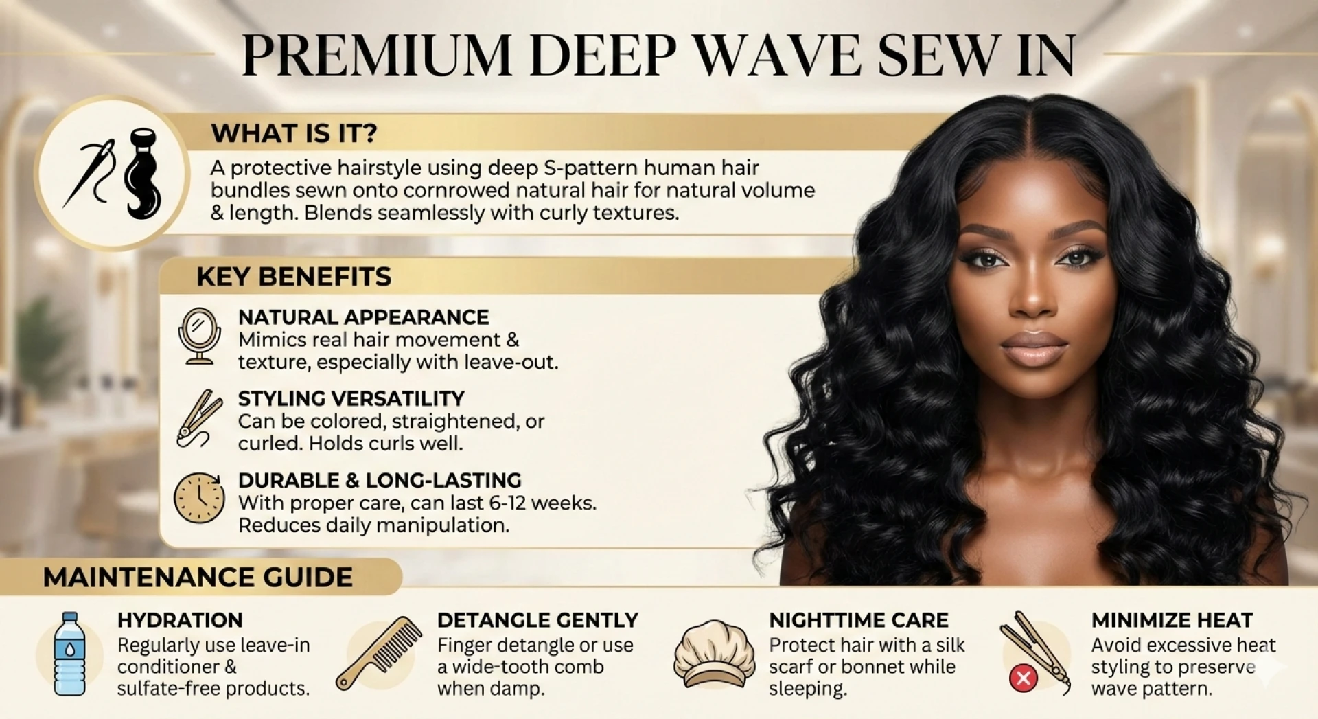 My Deep Wave Hair Guide: Styles, Bundles, Wigs, and Tools for Effortless GlamPost Title