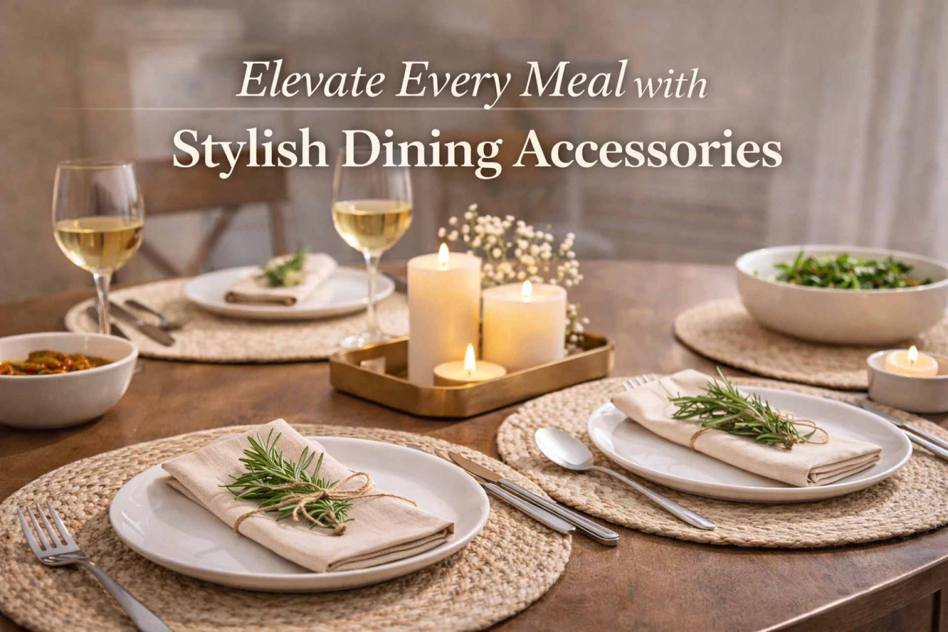 Simple Ways to Style Your Table with Dining Accessories