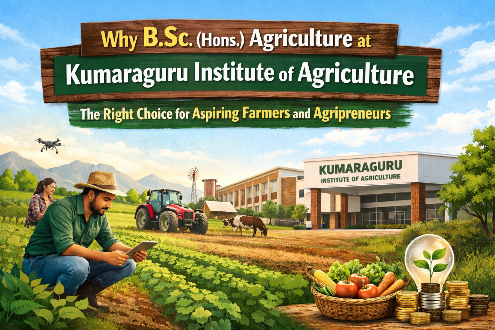 Why B.Sc. (Hons.) Agriculture at Kumaraguru Institute of Agriculture is the Right Choice for Aspiring Farmers and Agripreneurs