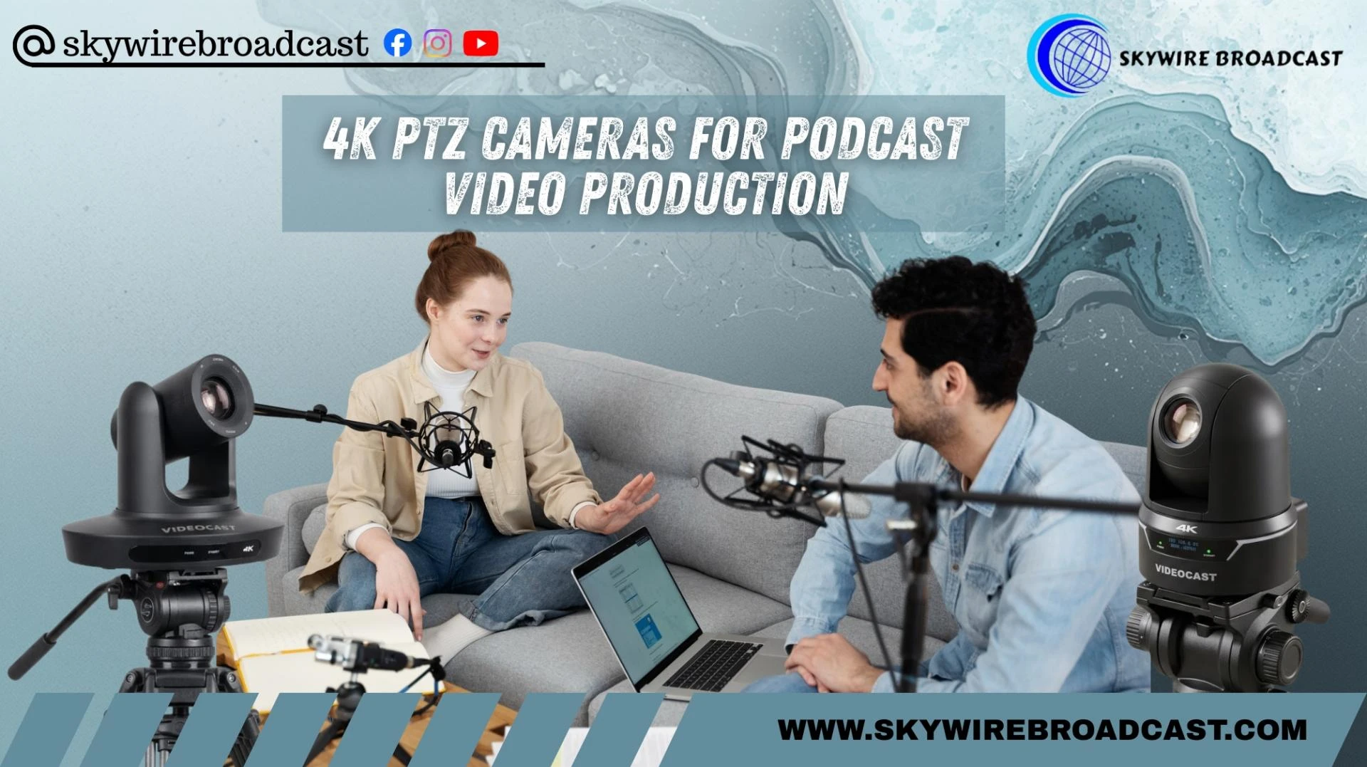 Benefits of Using 4k PTZ Cameras for Podcast Video Production