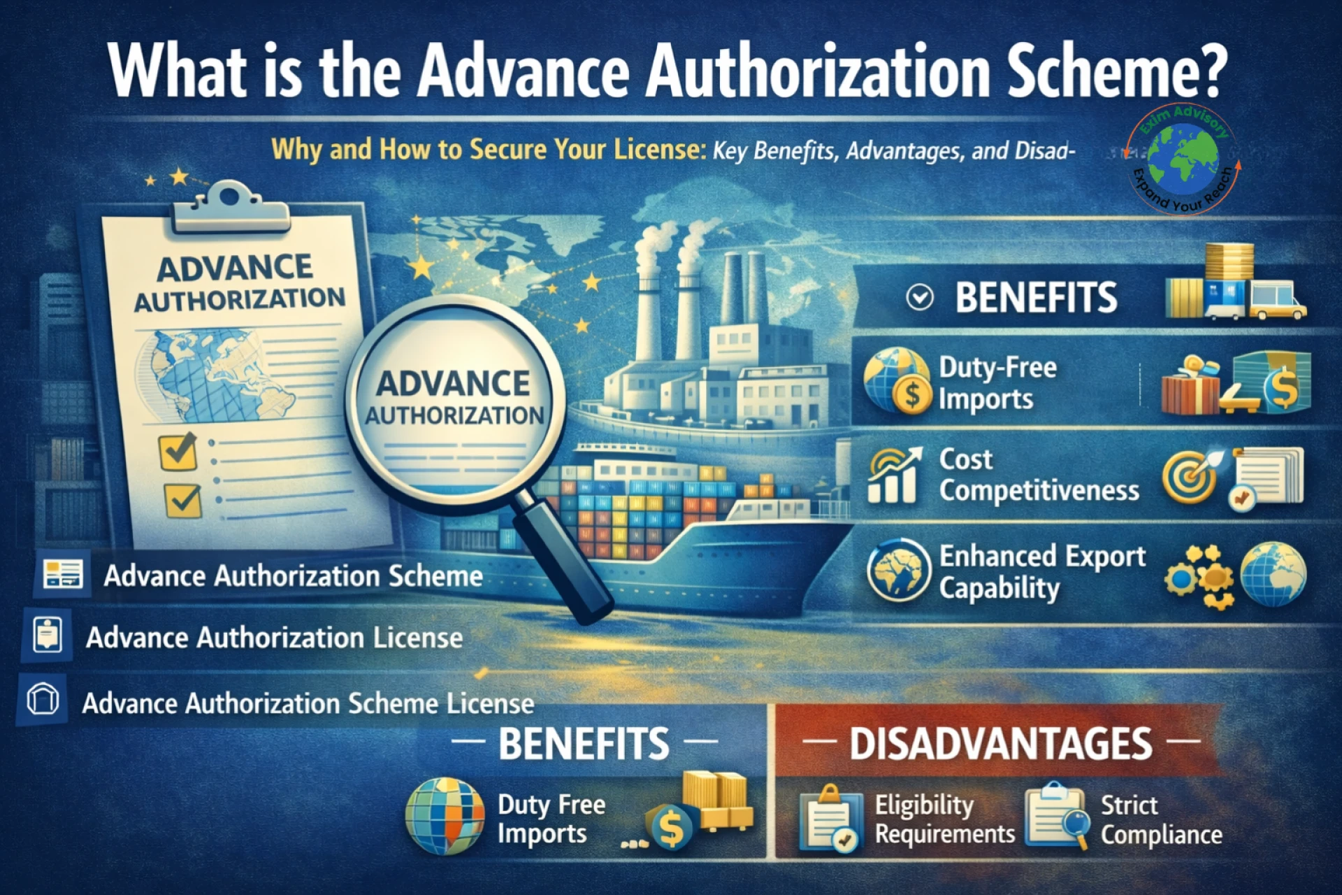 What is the Advance Authorization Scheme? Why and How to Secure Your License: Key Benefits, Advantages, and Disadvantages