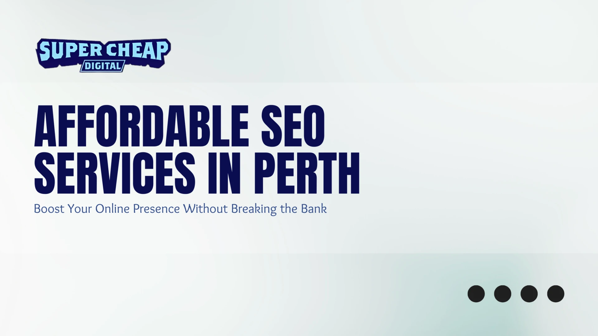 Affordable SEO Services in Perth: Boost Your Online Presence Without Breaking the Bank