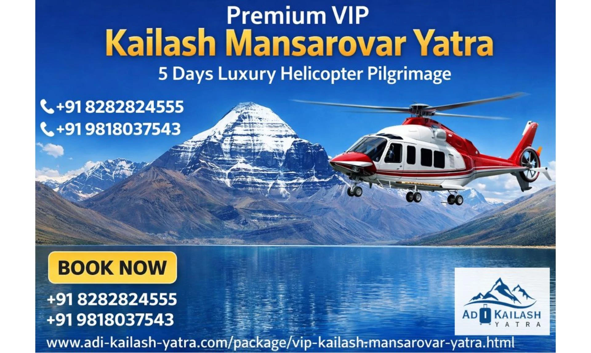 Adi Kailash Yatra Tour Packages – Adi Kailash & Om Parvat Pilgrimage from Delhi, Kathgodam & Dharchula