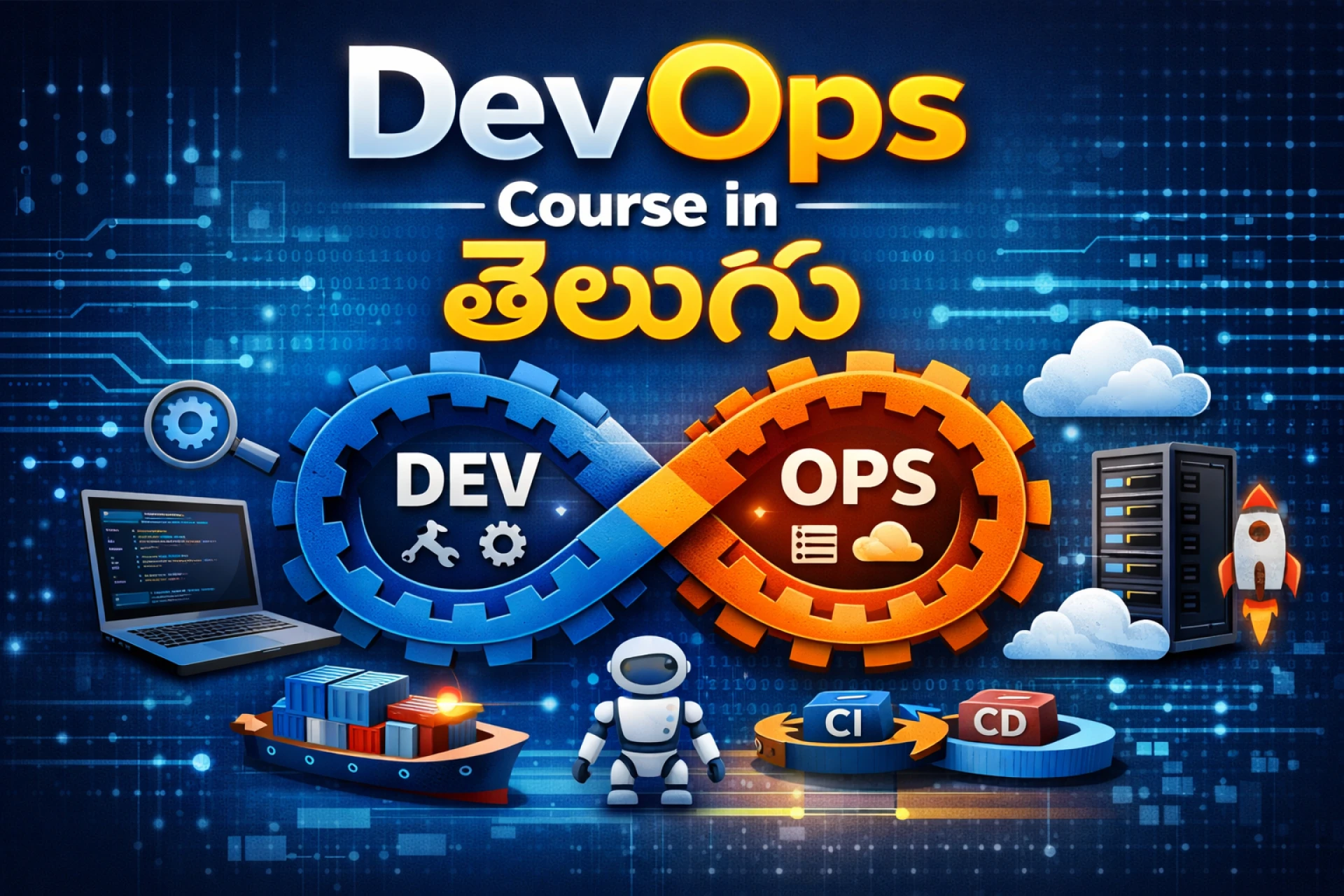 DevOps Course in Telugu – Complete Introduction to DevOps for Beginners