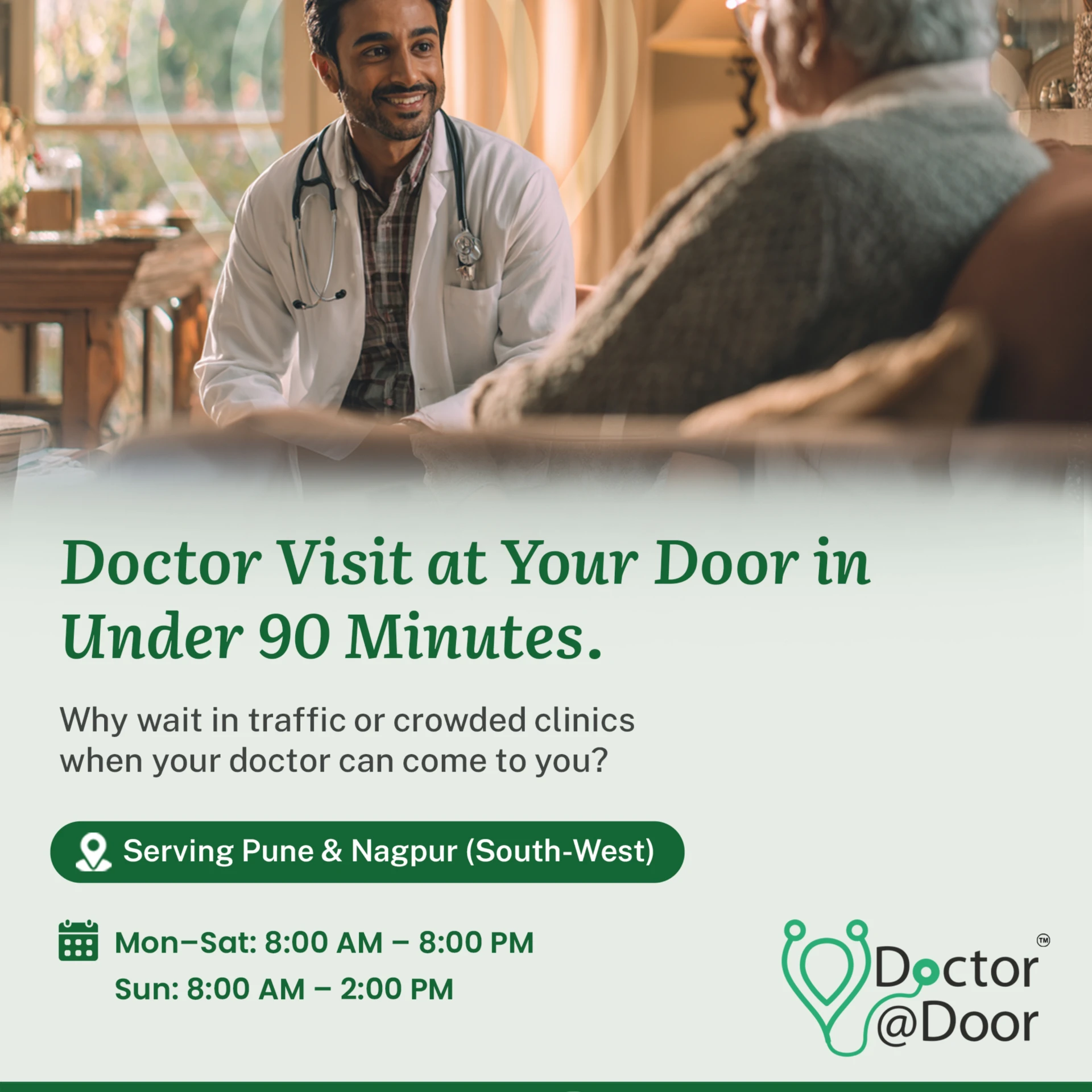 Doctor Visit at Home in Pune:Convenient Healthcare Solution for Modern Families