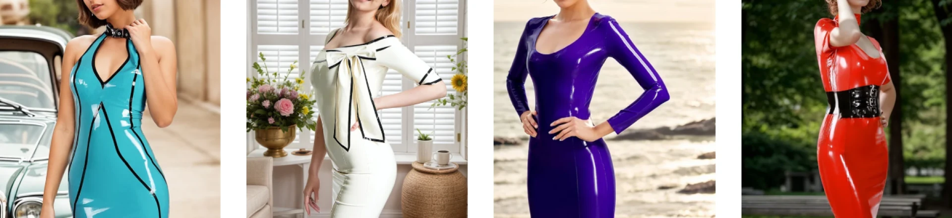 Make a Statement in Our Show-Stopping Latex Dresses