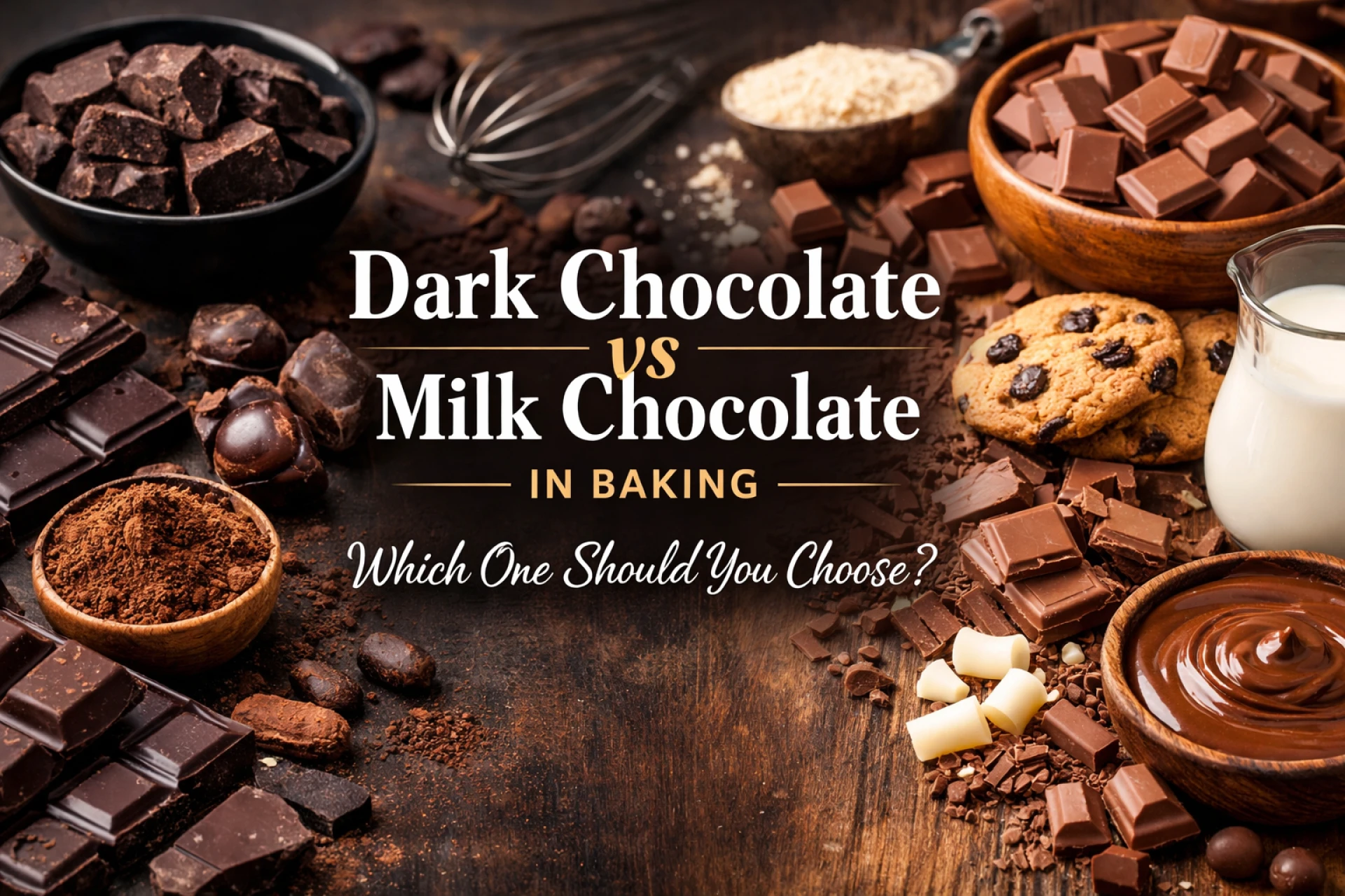 Dark Chocolate vs Milk Chocolate in Baking: Which One Should You Choose?
