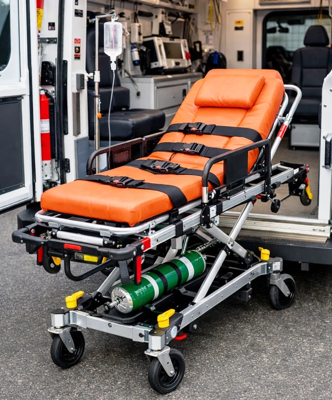 Emergency Ambulance Stretcher Trolley for Patient