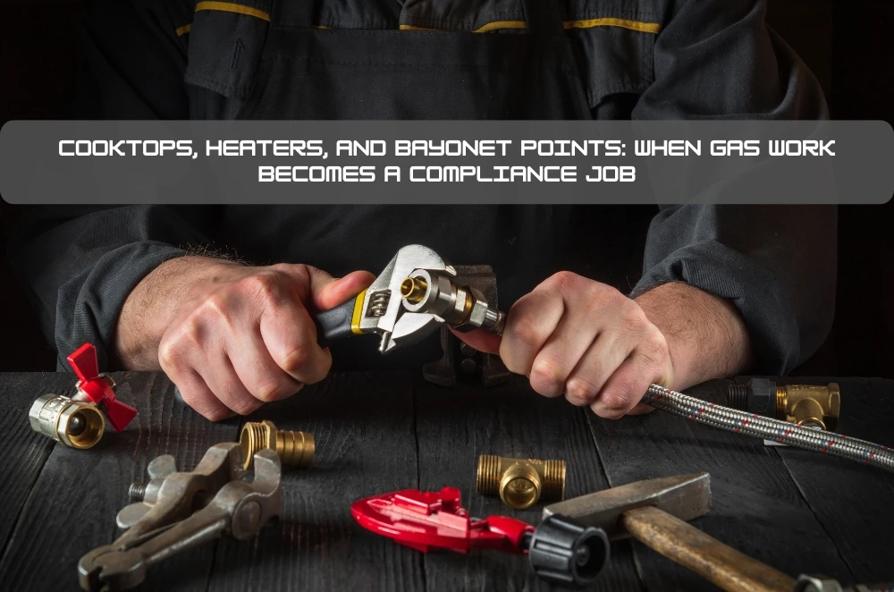 Cooktops, Heaters, and Bayonet Points: When Gas Work Becomes a Compliance Job