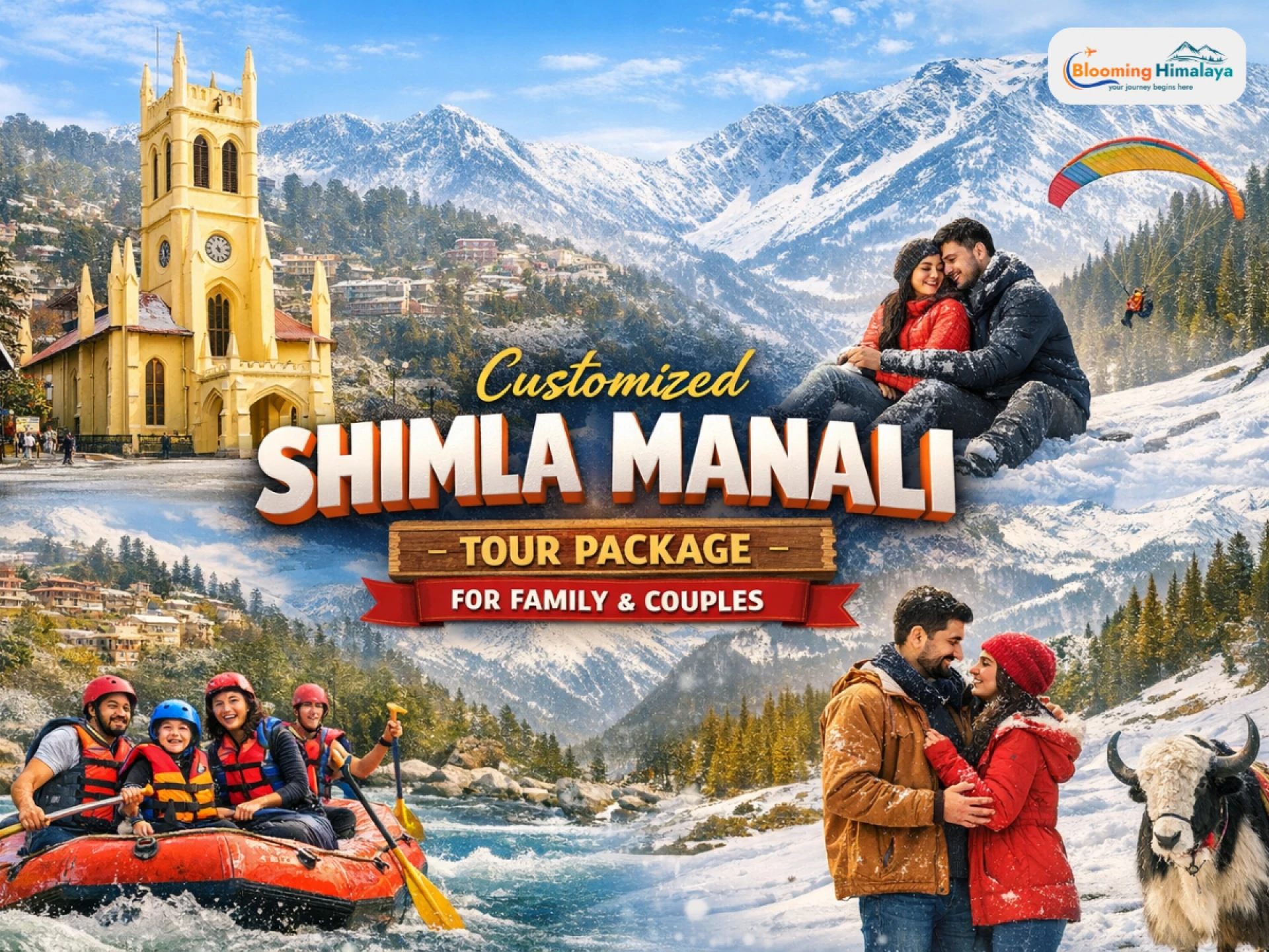 Customized Shimla Manali Tour Package for Family and Couples