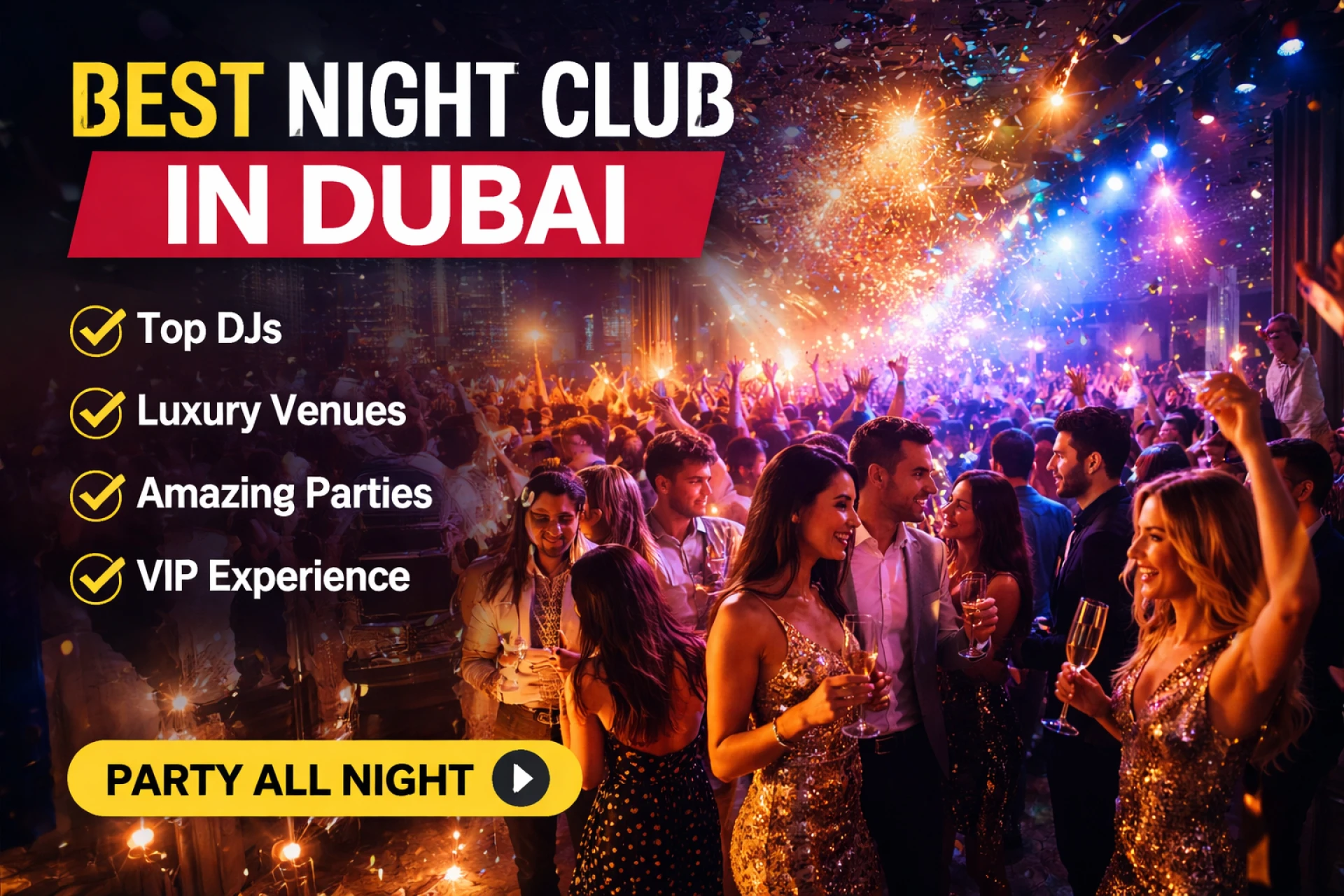 Best Night Club in Dubai – Top Clubs & Nightlife Guide