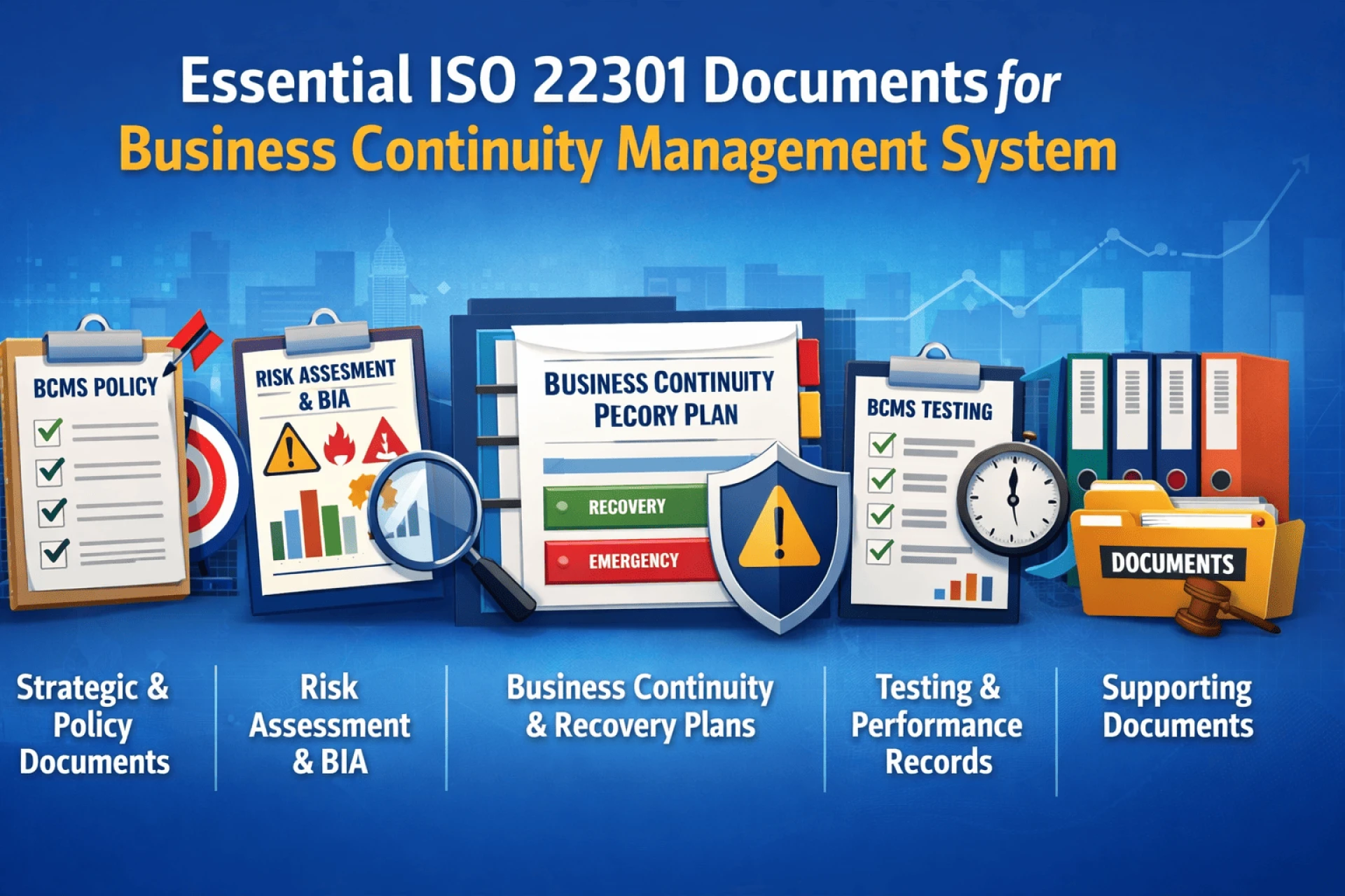 What Should Be Included in ISO 22301 Documents for BCMS?