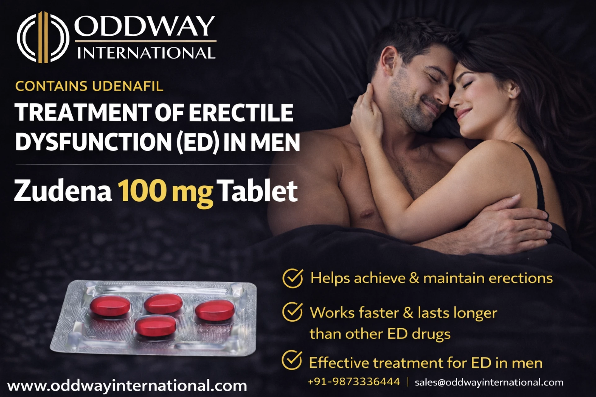 Fast Facts: Is Zudena 100 mg Tablet the Right ED Treatment for You?