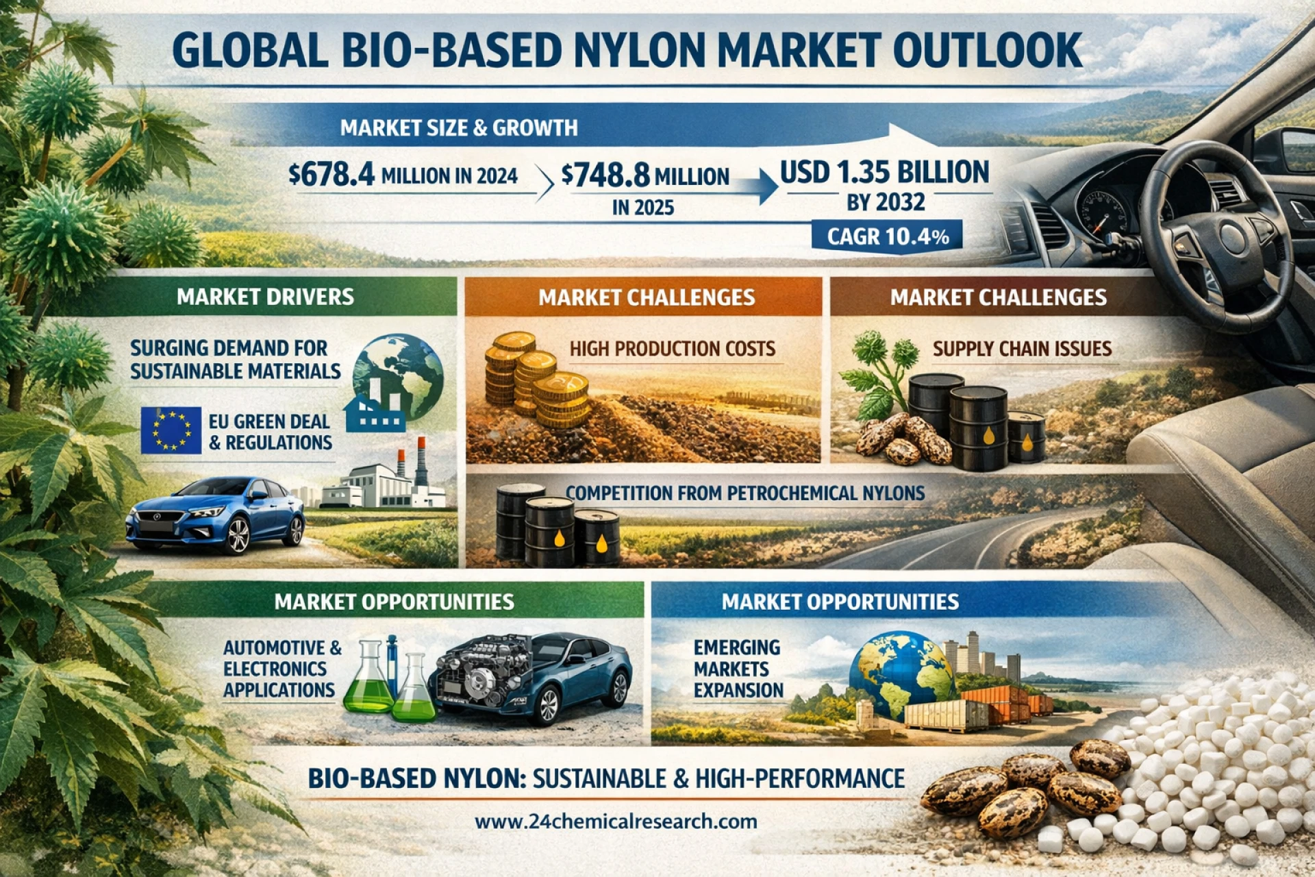 North America’s 11.2% CAGR: Fastest growth in Bio-based Nylon. What’s fueling it?