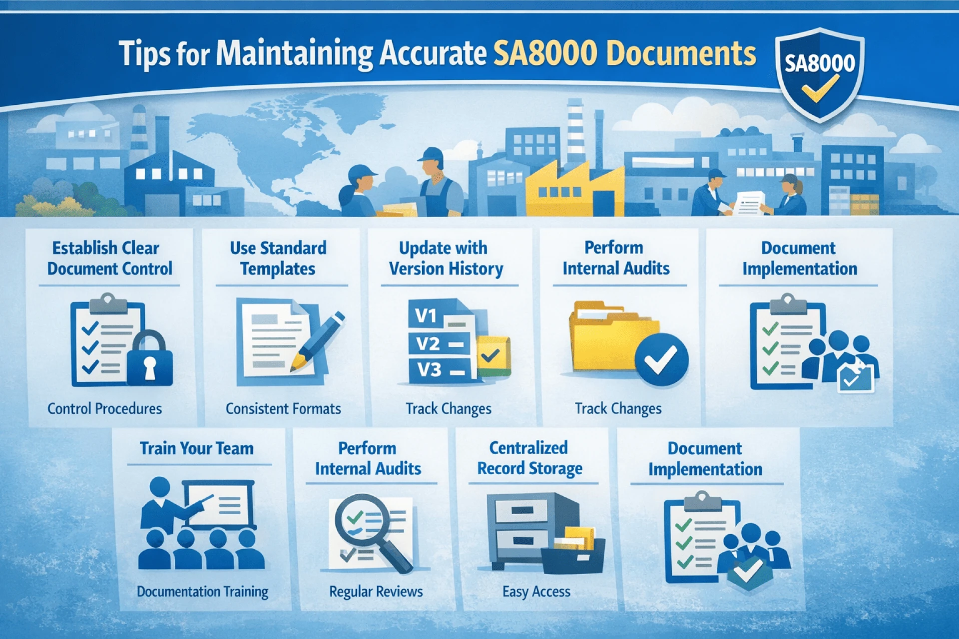 Tips for Maintaining Accurate SA8000 Documents and Templates
