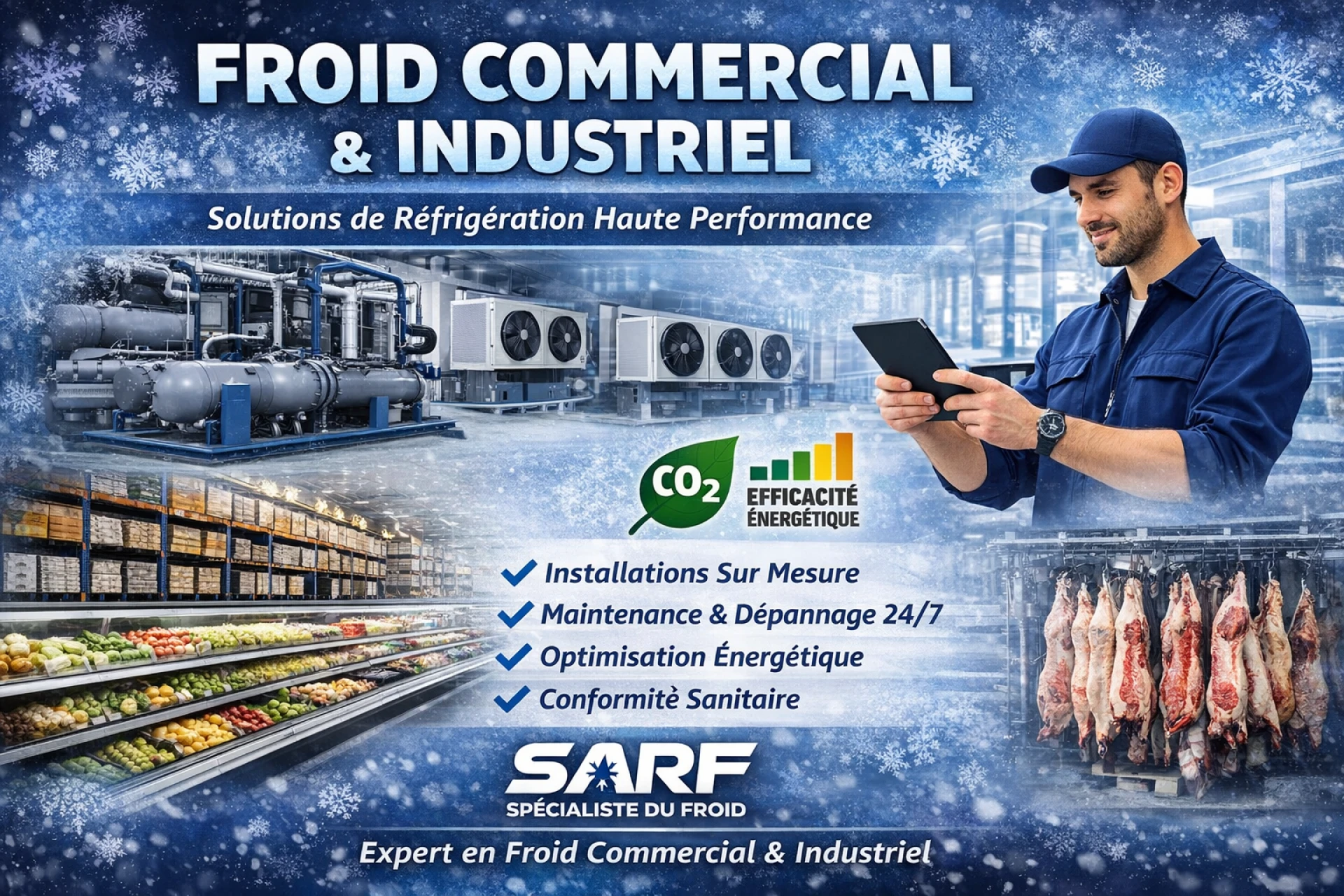 Froid Commercial Et Industriel : Systèmes De Réfrigération Haute Performance