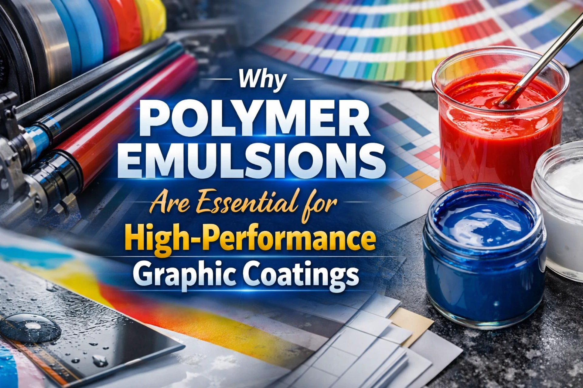 Why Polymer Emulsions Are Essential for High-Performance Graphic Coatings