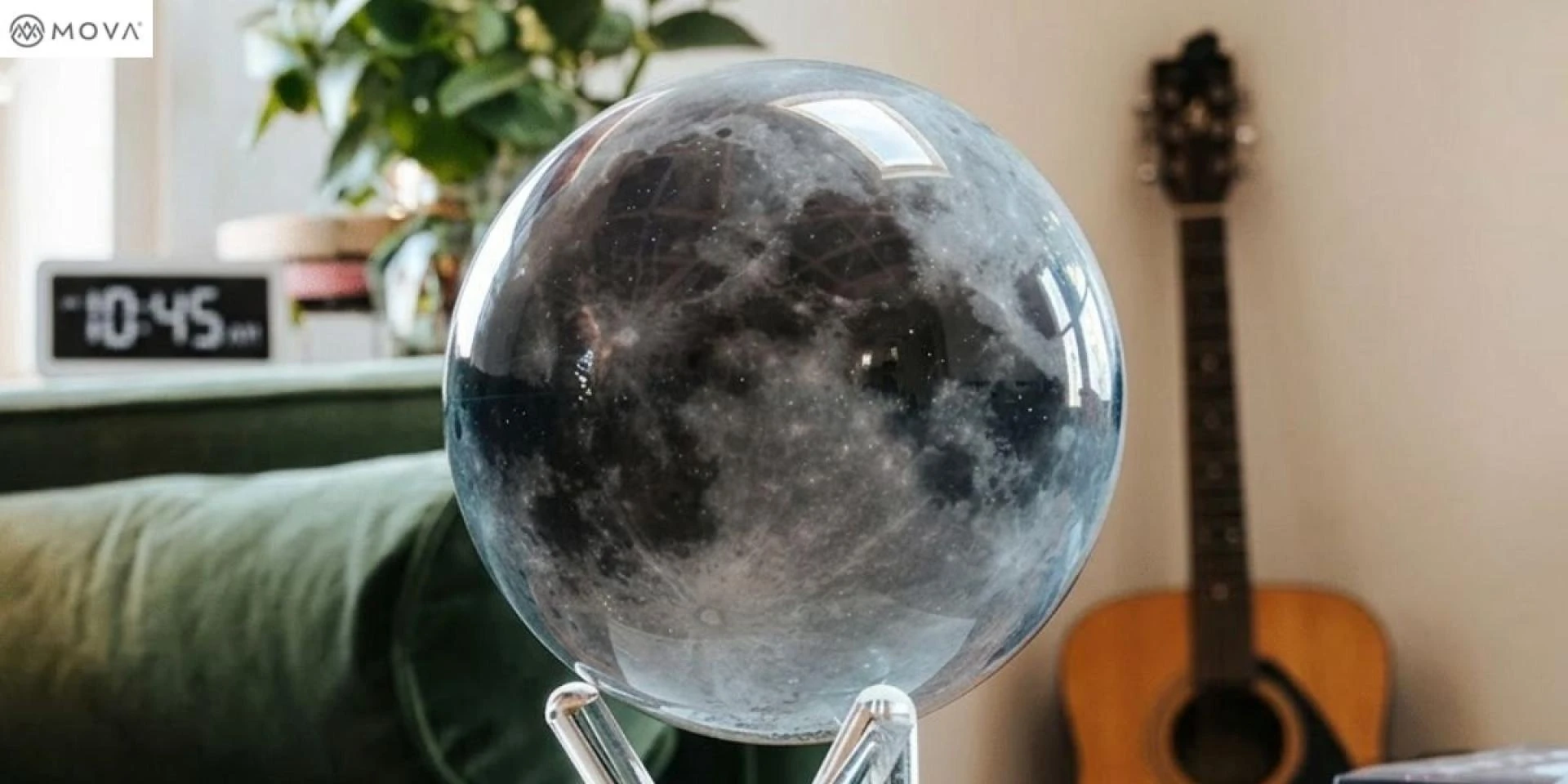 Moon Lunar Globe That Brings the Beauty of Space to Your Desk