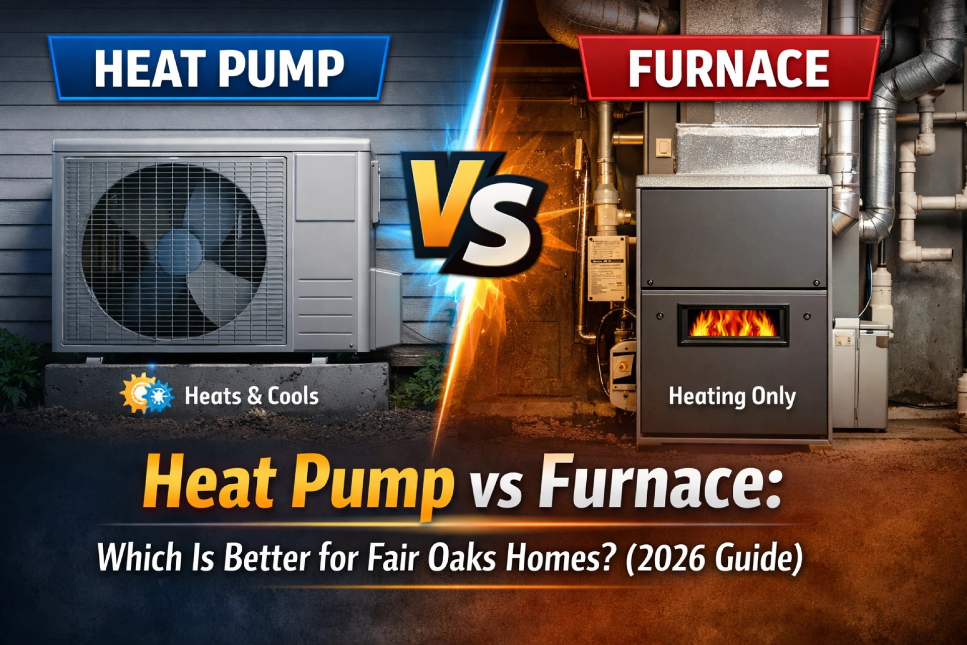 Heat Pump vs Furnace: Which Is Better for Fair Oaks Homes?