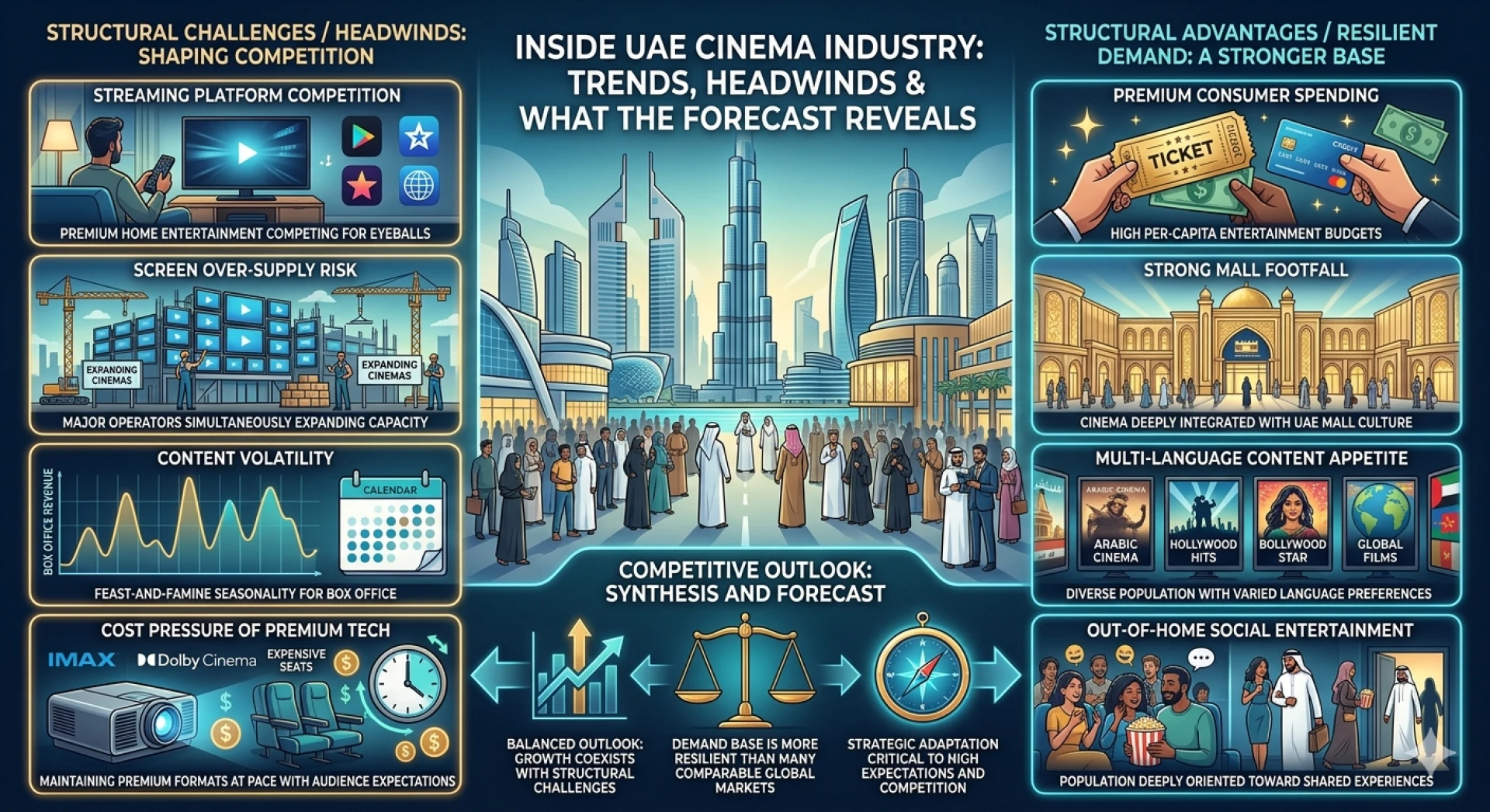 Who Leads the UAE Cinema Market and How Competitive Share Is Distributed?