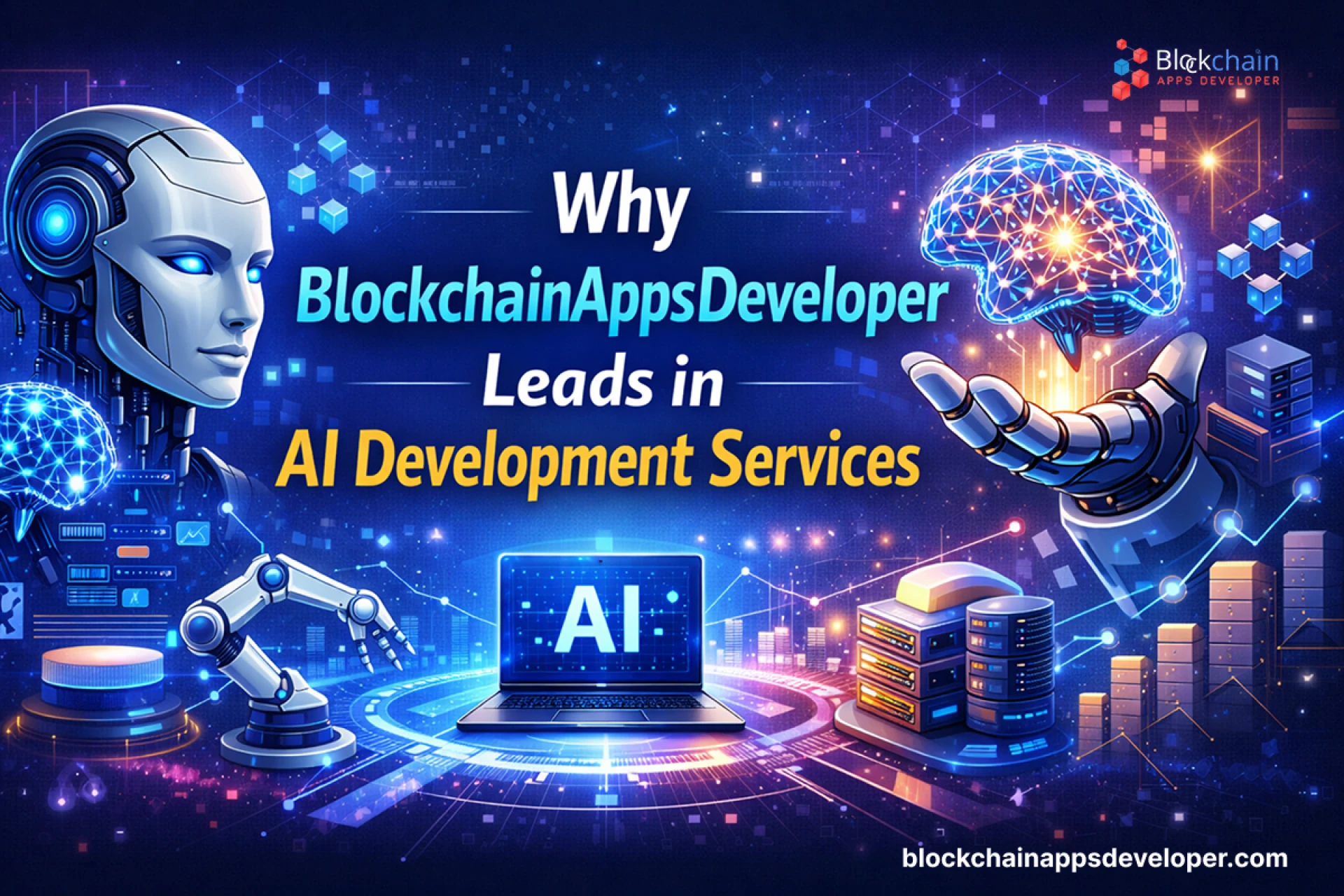 Why BlockchainAppsDeveloper Leads in AI Development ServicesTitle