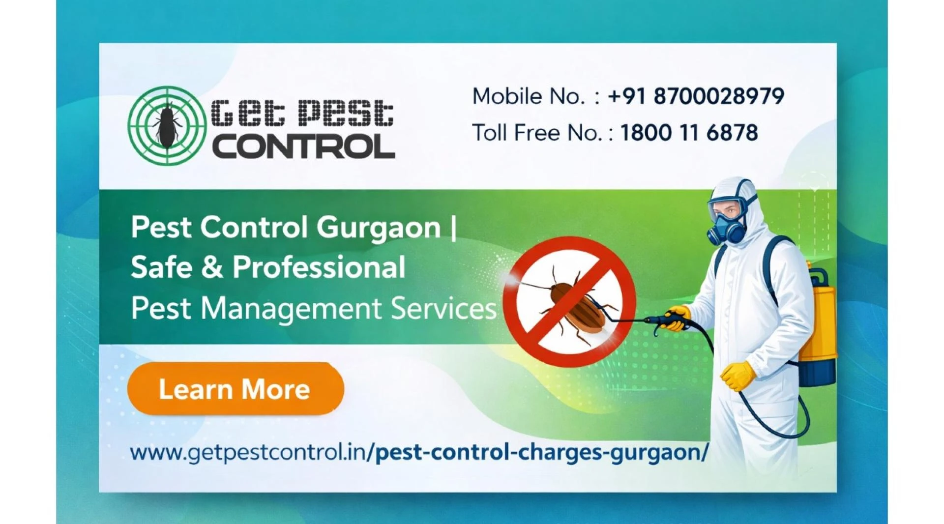Pest Control in Gurgaon @ ₹799 | Charges, Cost & Same Day Service