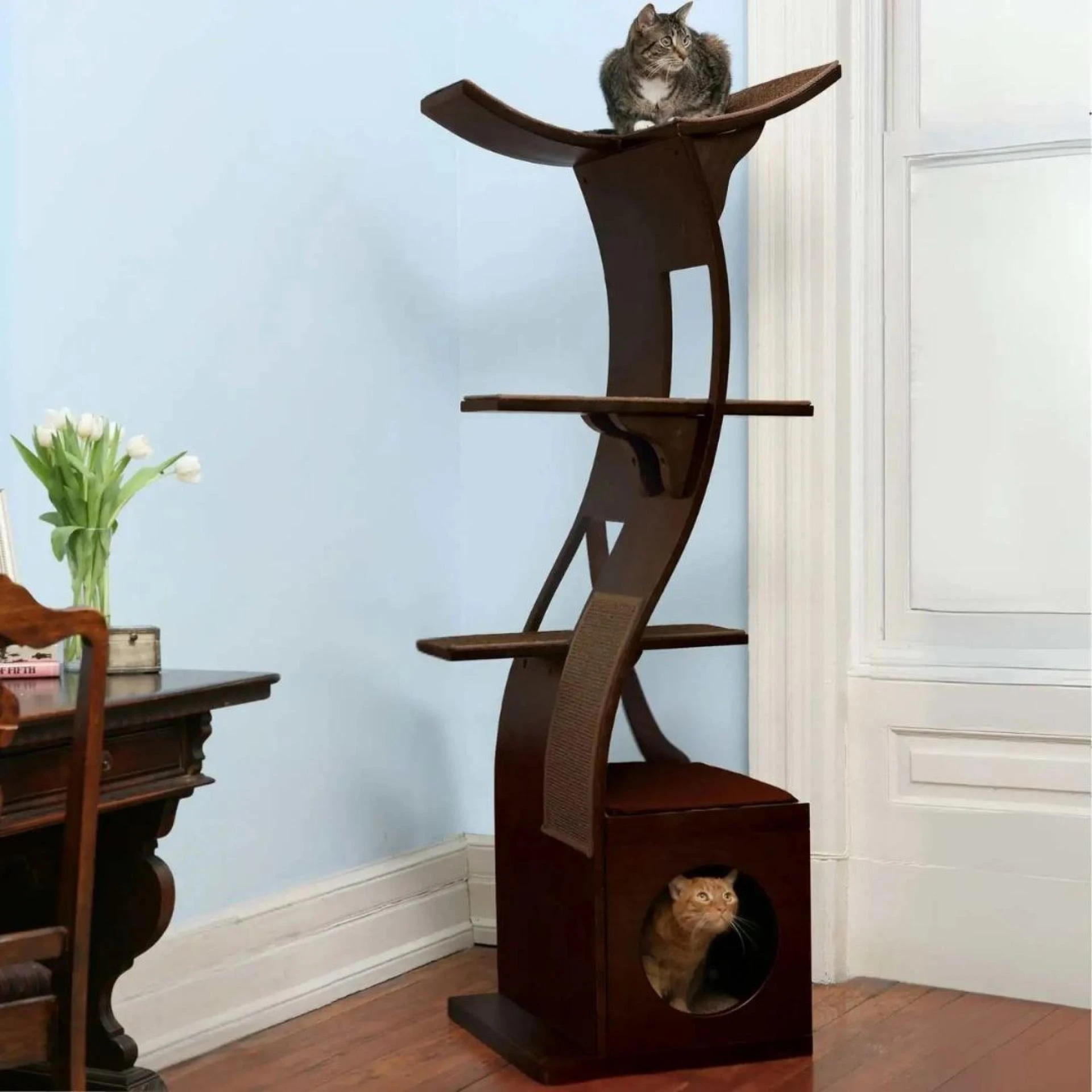 Stylish Aesthetic Cat Tree for Your Home - Elegant & Functional