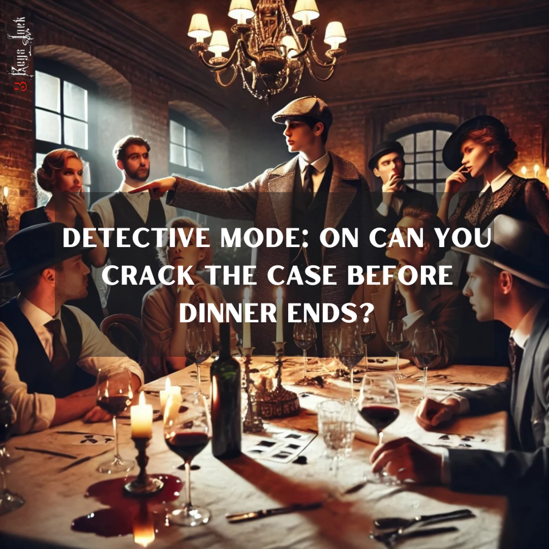 An Interactive Murder Mystery Dinner Experience: An Immersive Night of Suspense with 3 Keys Lock 
