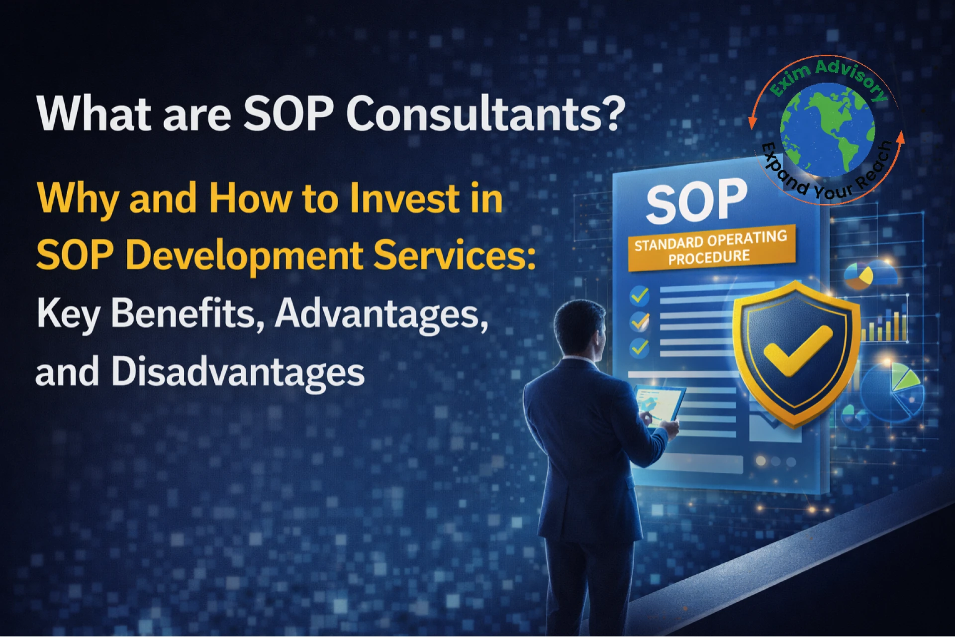 What are SOP Consultants? Why and How to Invest in SOP Development Services: Key Benefits, Advantages, and Disadvantages | Exim Advisory