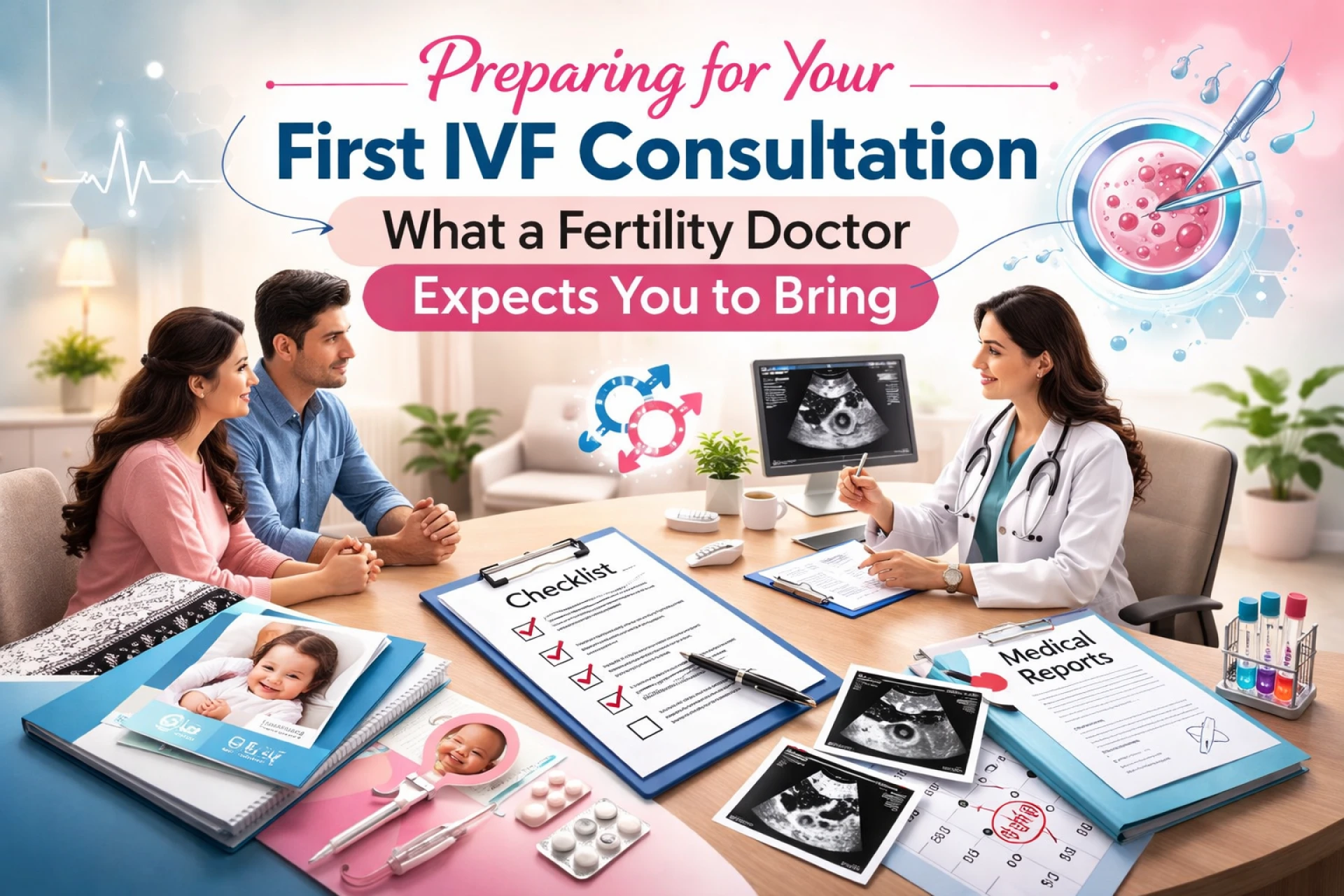 Preparing for Your First IVF Consultation: What a Fertility Doctor Expects You to Bring