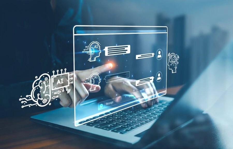 How a Smart Laptop Cleans Up Your Messy Background on Video Calls