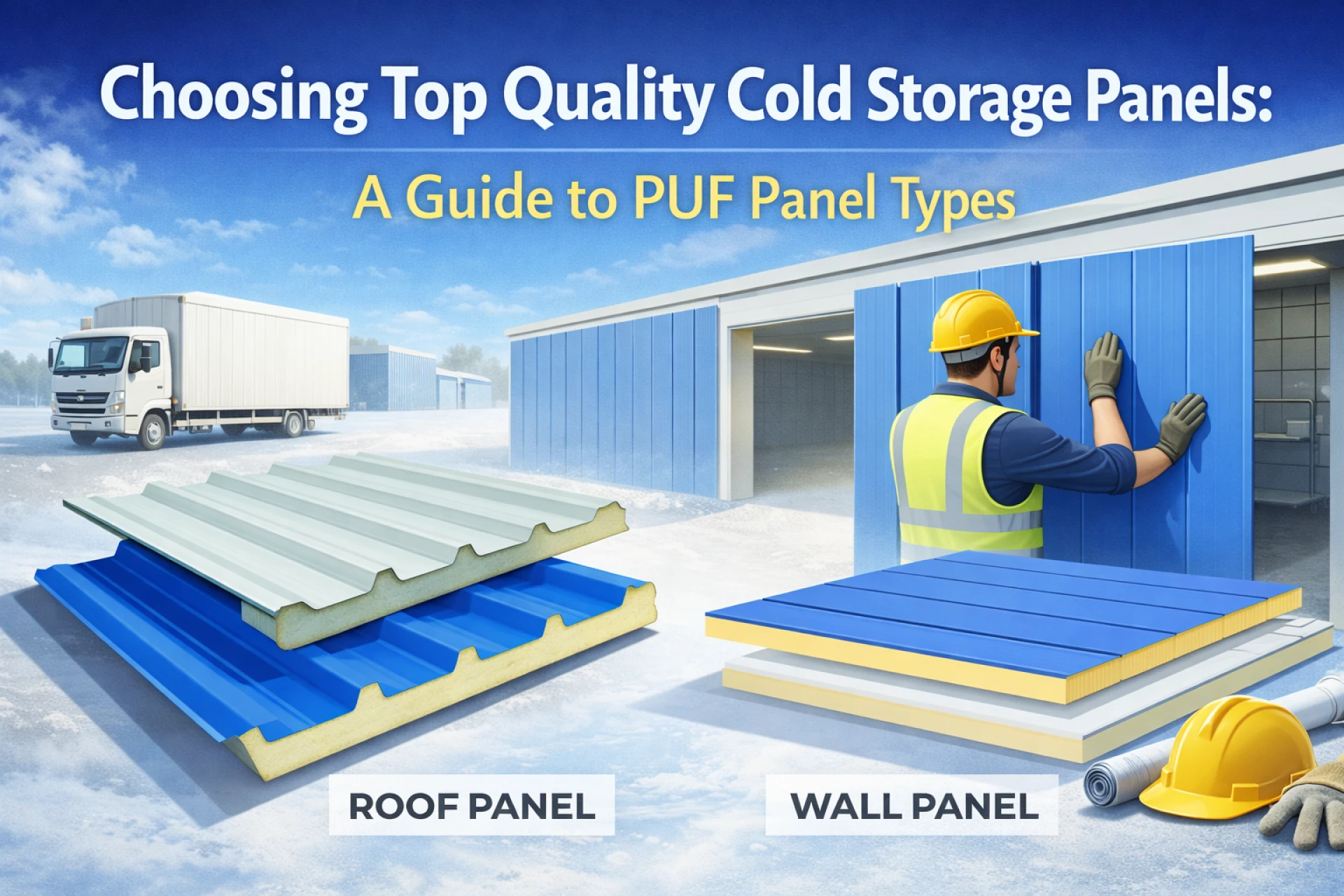 Choosing Top Quality Cold Storage Panels: A Guide to PUF Panel Types