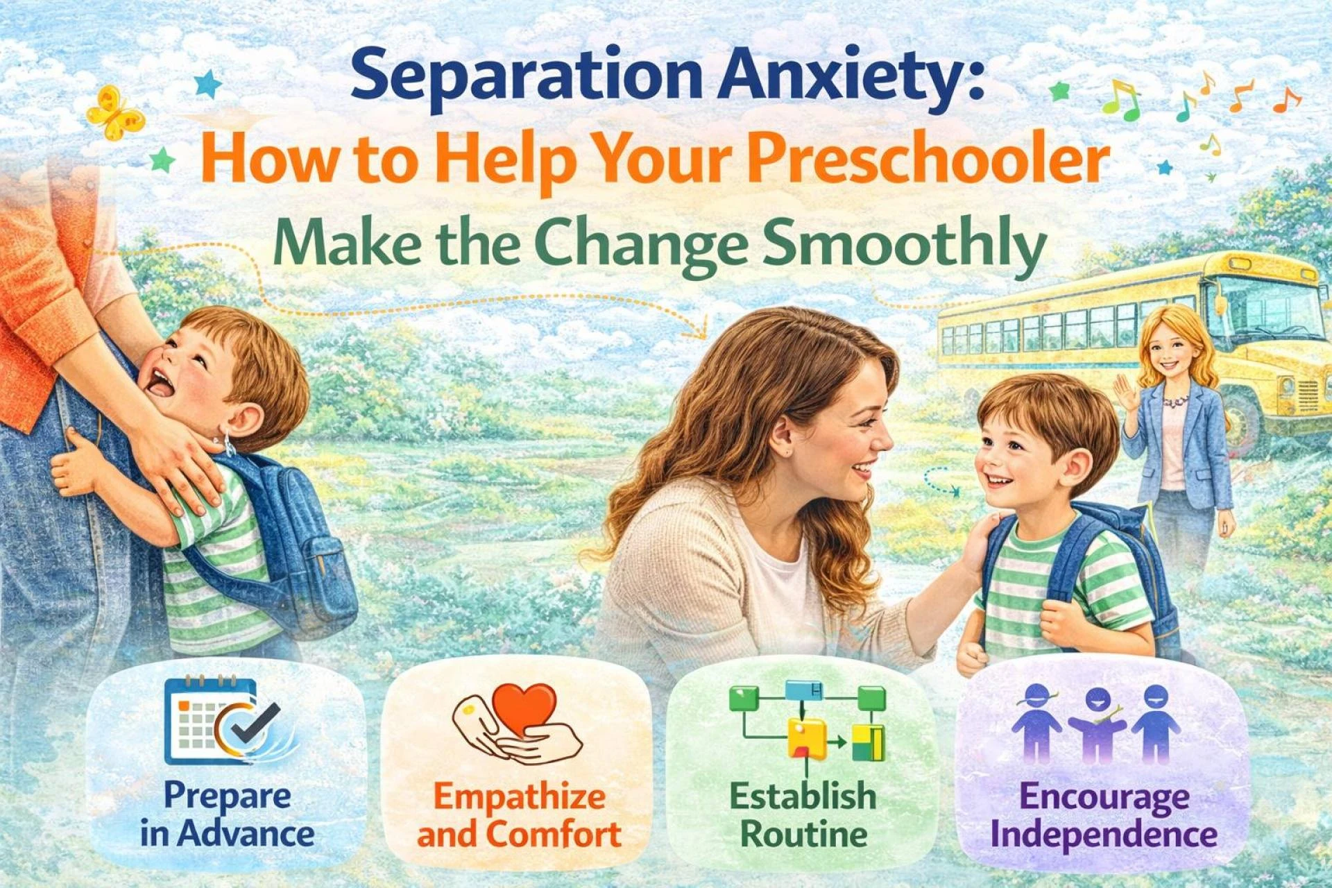 Separation Anxiety: How to Help Your Preschooler Make the Change Smoothly