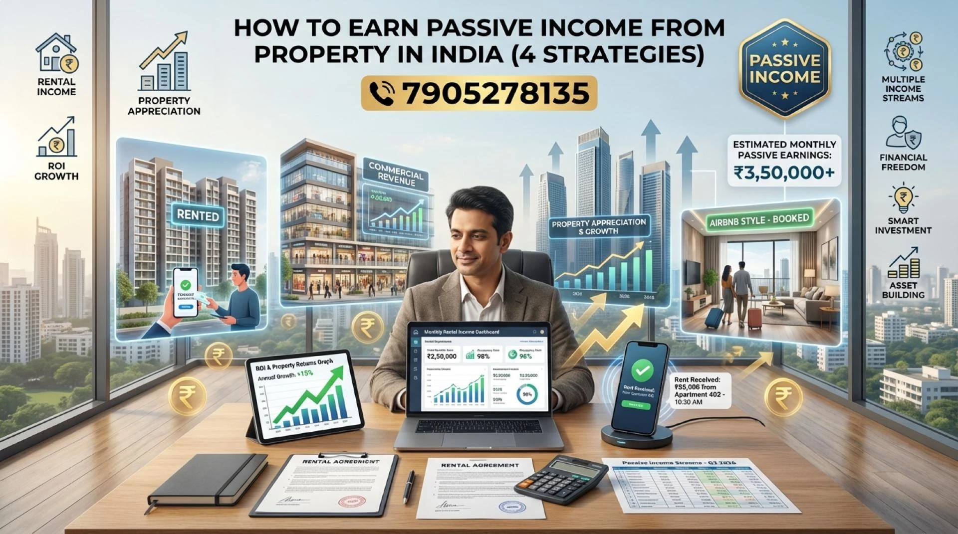 Earning Passive Income From Property in India — A Simple Beginner's Guide