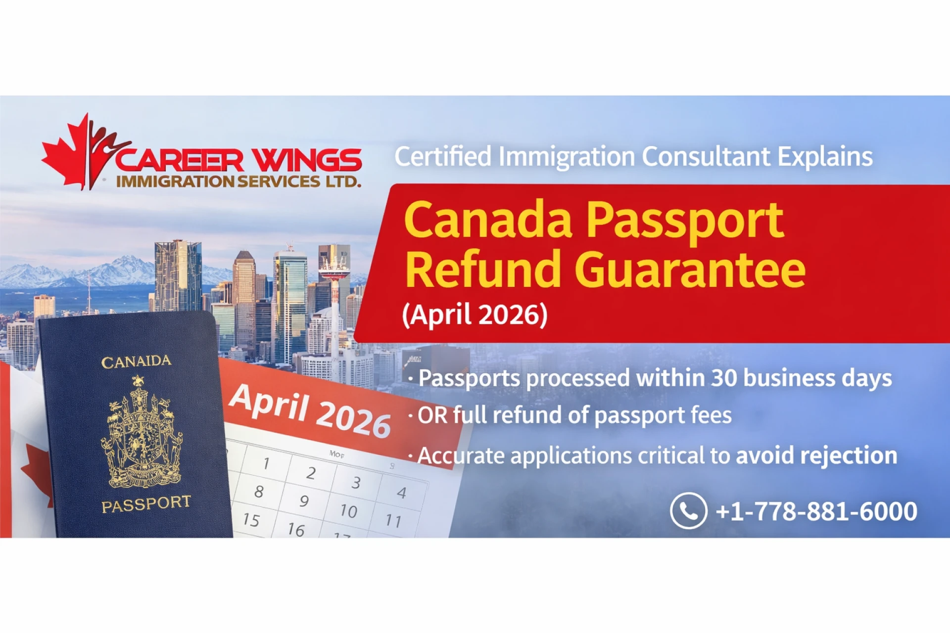 Canada Passport Refund Guarantee (2026 Update) Explained by Certified Immigration Consultant in Calgary